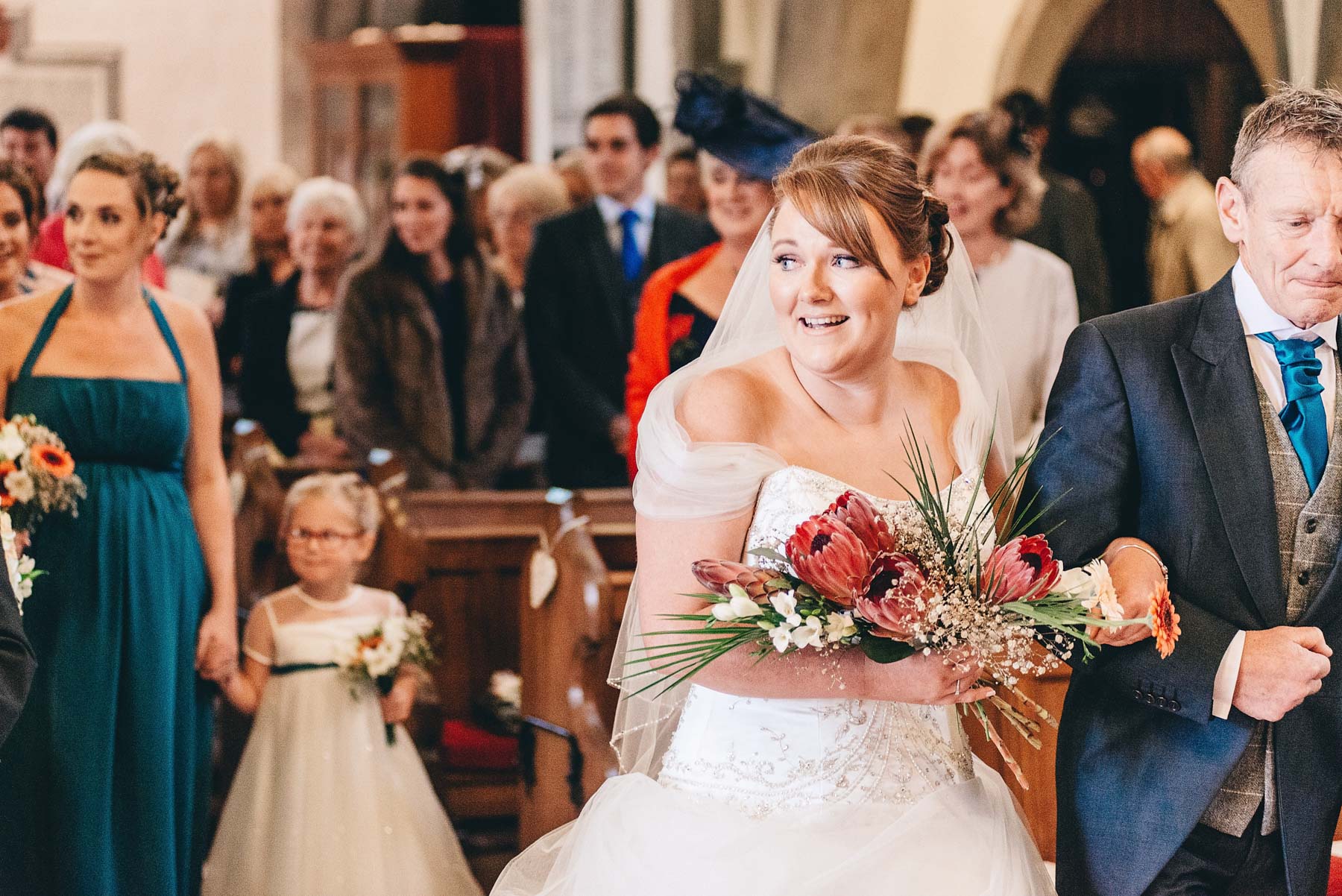 Bride sees groom for the first time