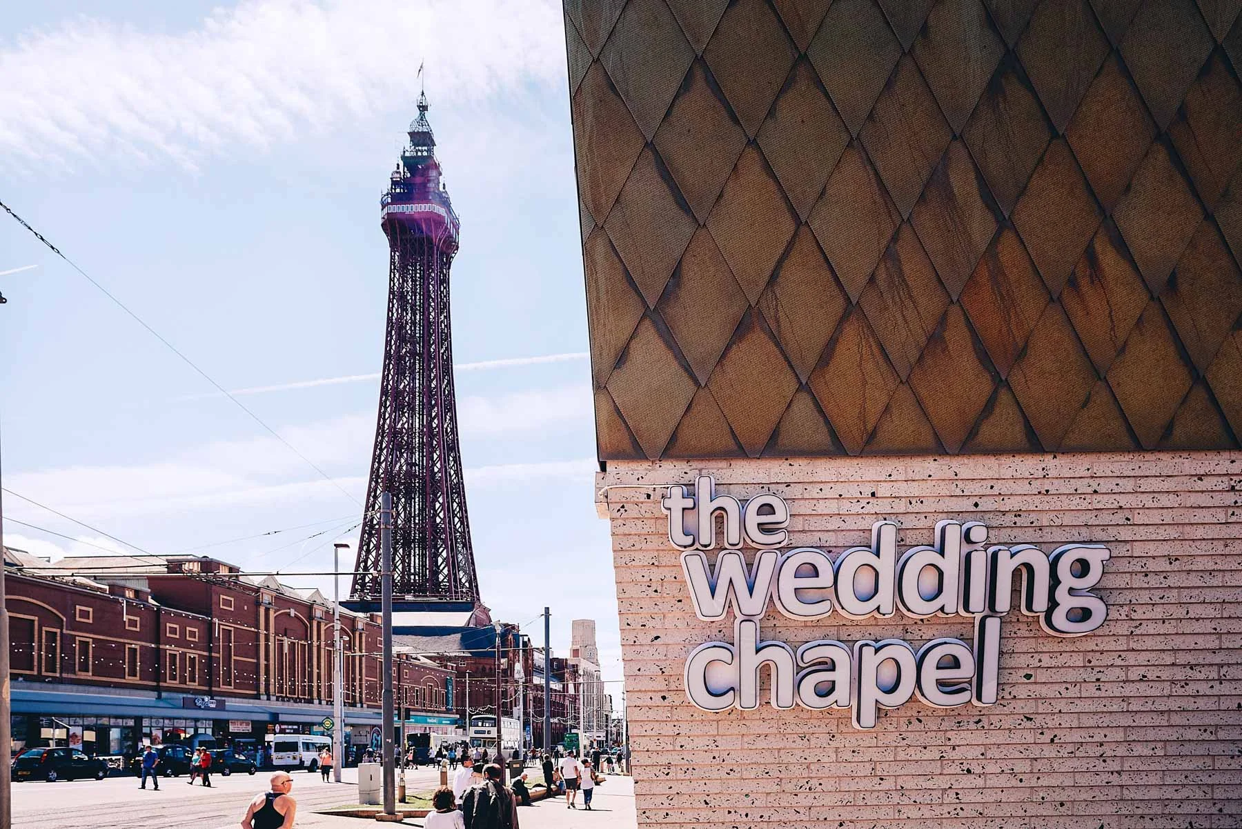 Blackpool tower in the distance