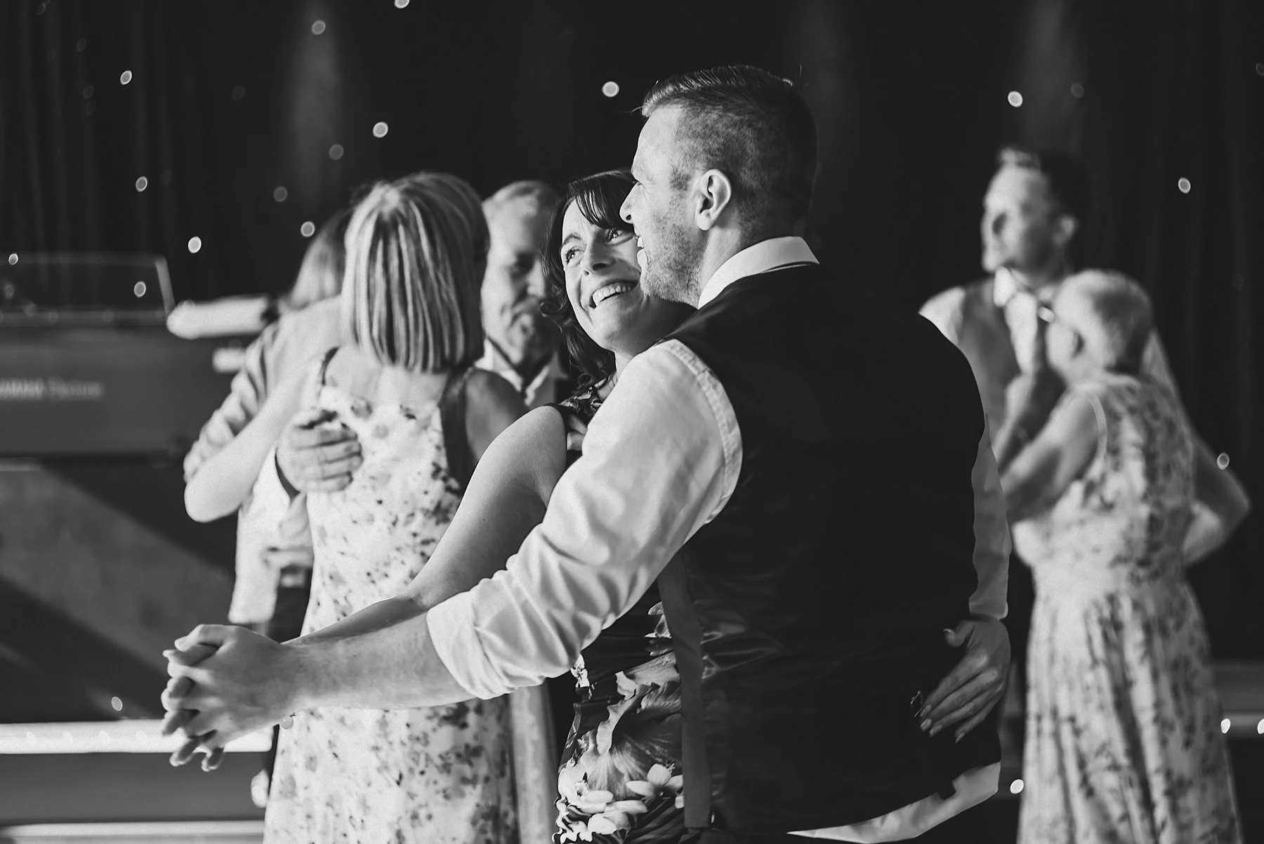 Couple have fun dancing