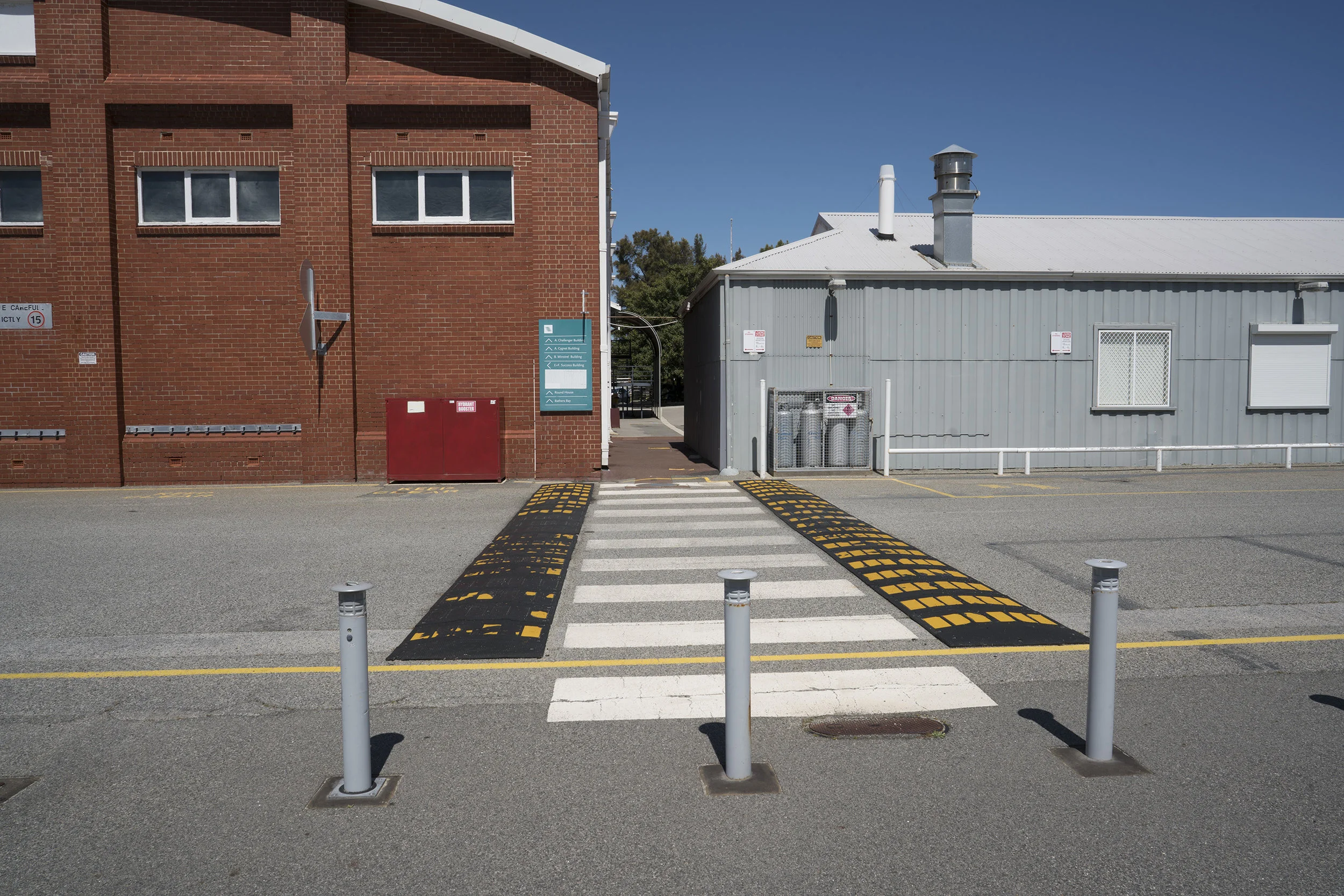 Plate 6: The paths through Maritime Training Centre