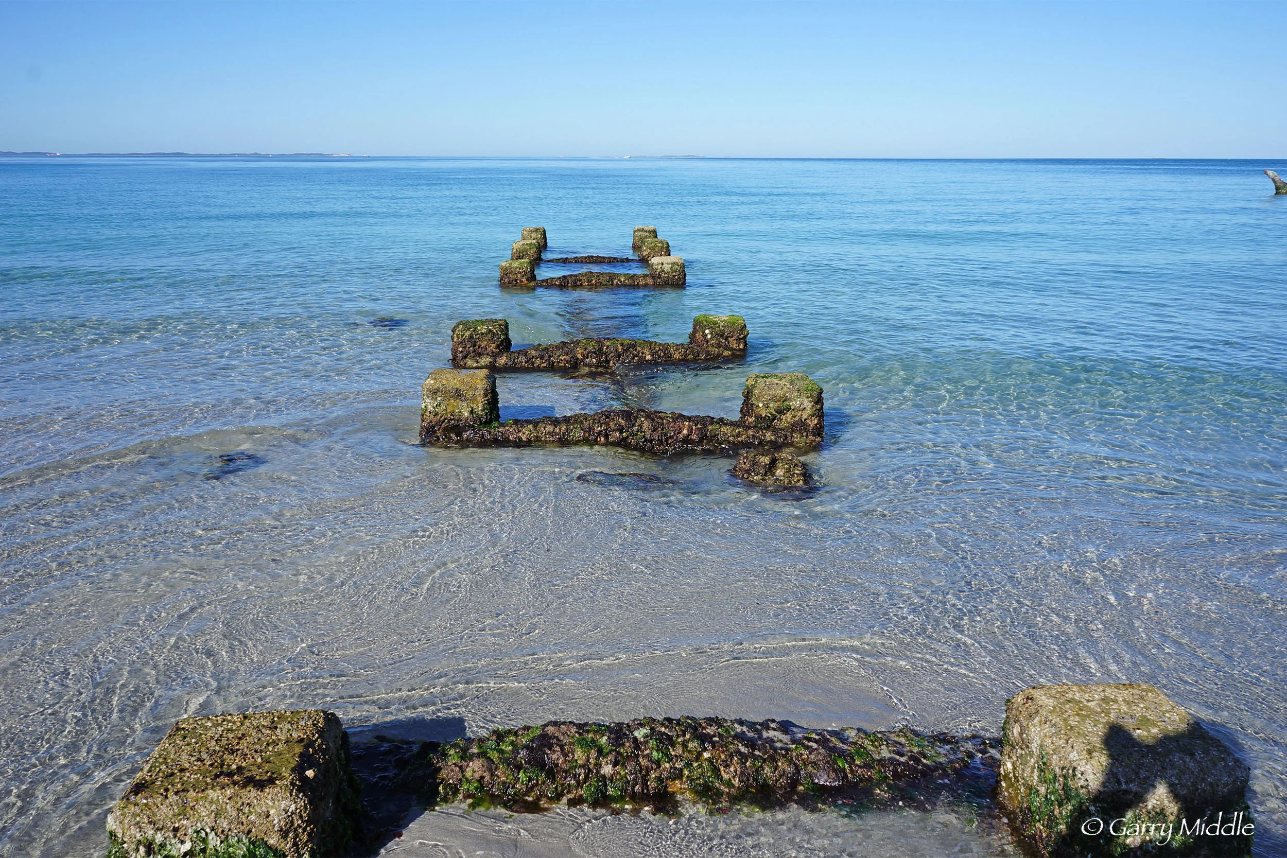 Plate 10: Old Robb Jetty at low tide