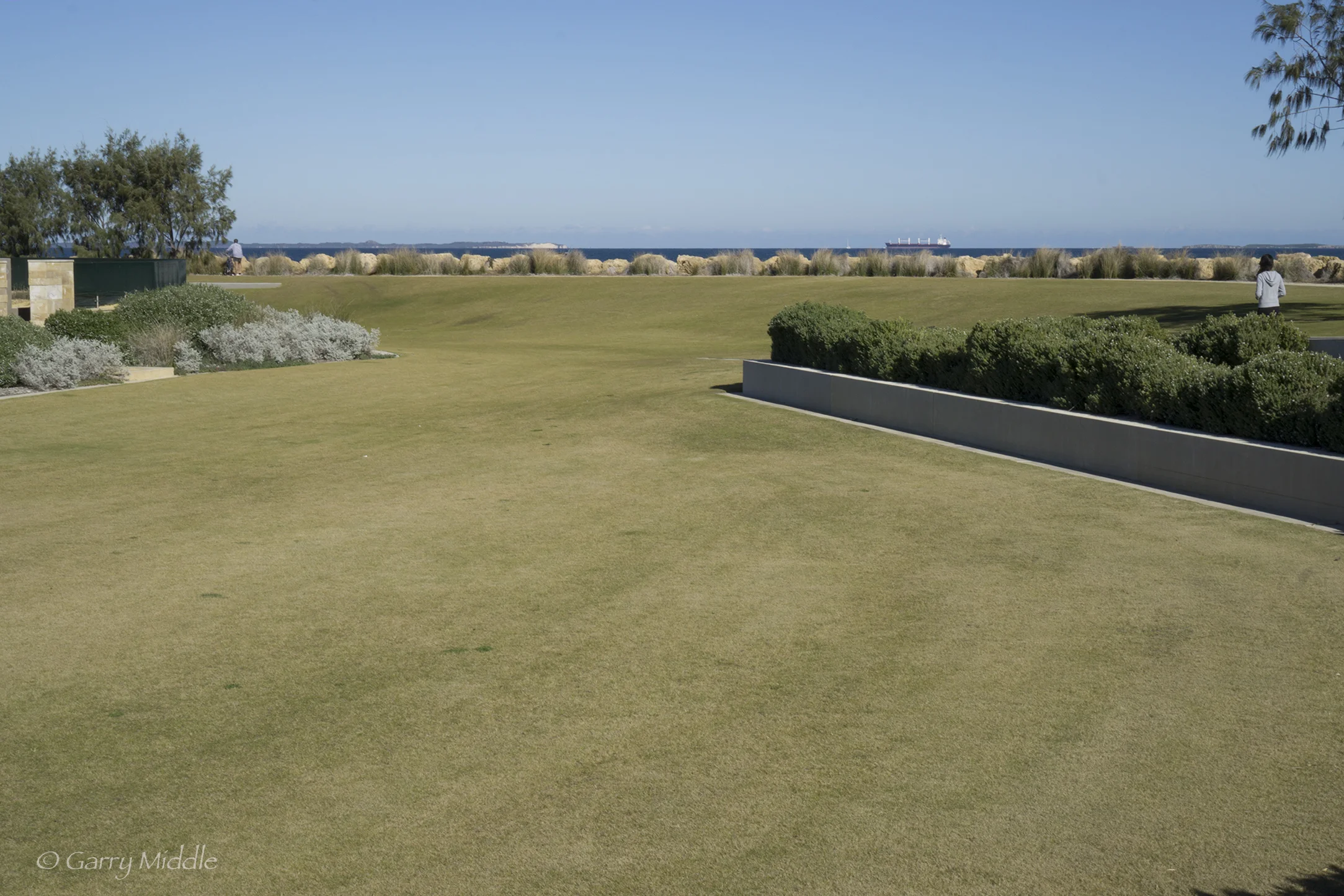 Plate 22: The park adjacent to the path near the start of the sea wall.