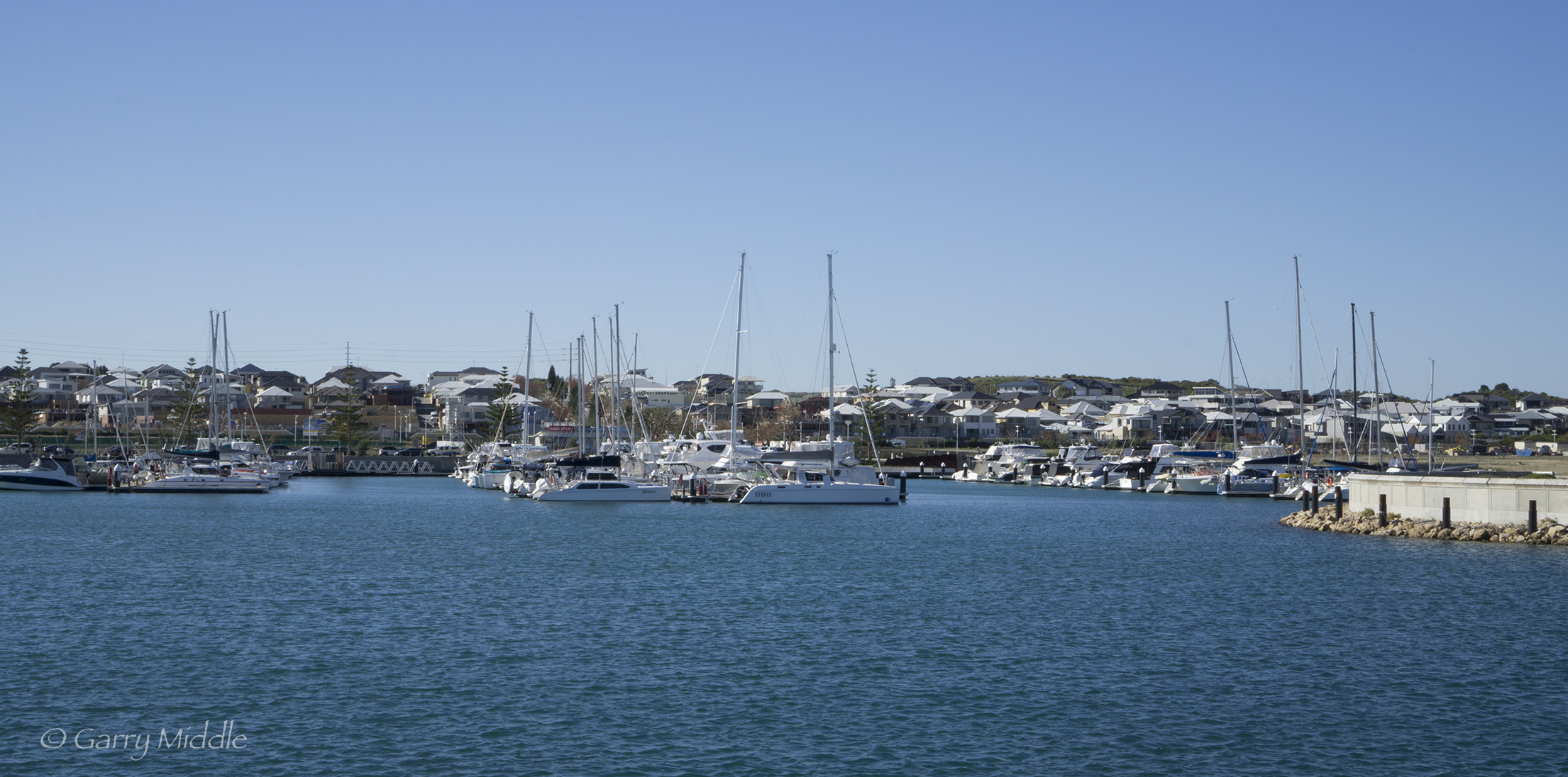 Plate 24: View of boats pens and land-back part of Cockburn Marina