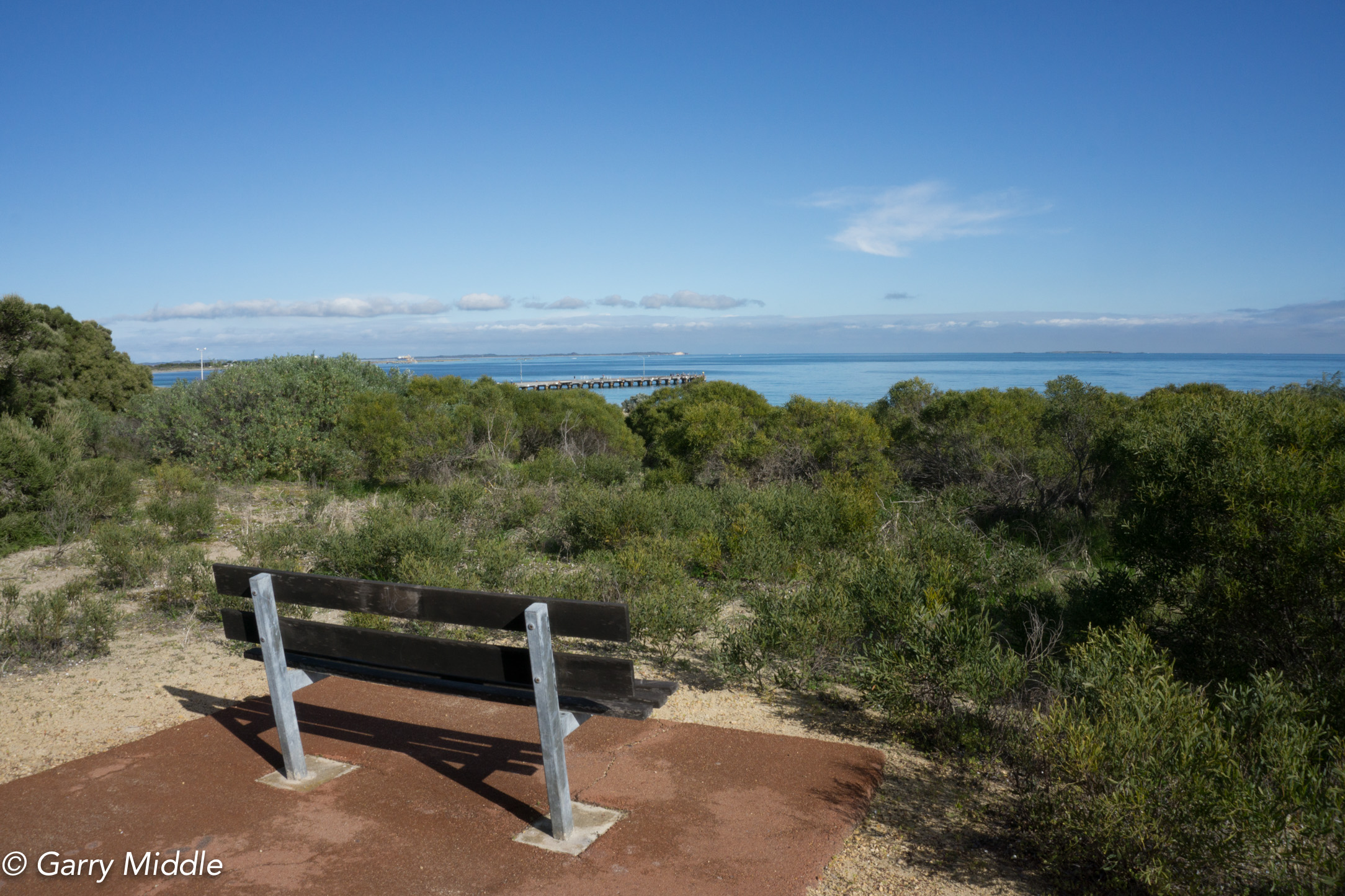 Plate 13: One of the seats near John Graham Reserve with ocean views