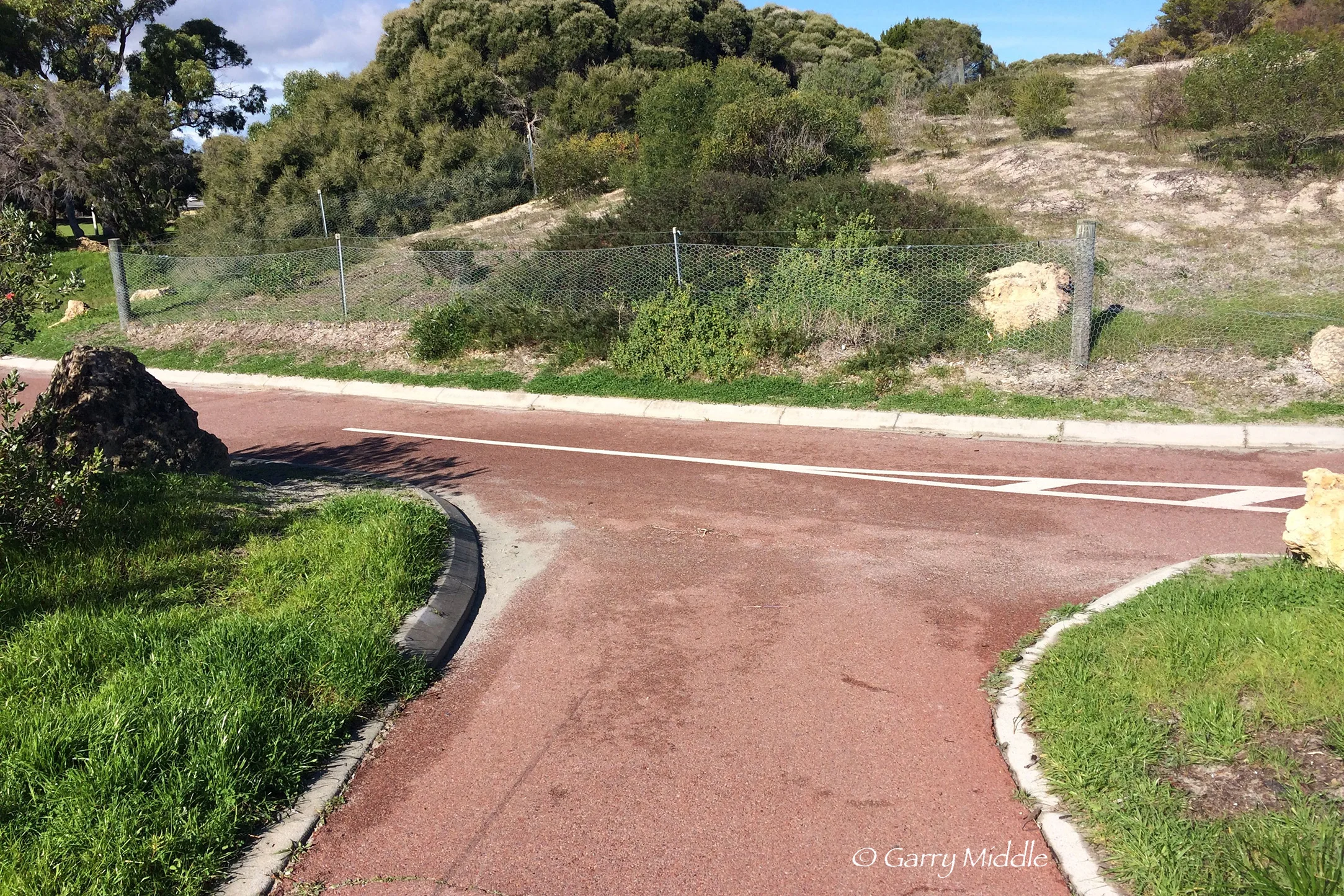 Plate 15: End of the path near John Graham Reserve
