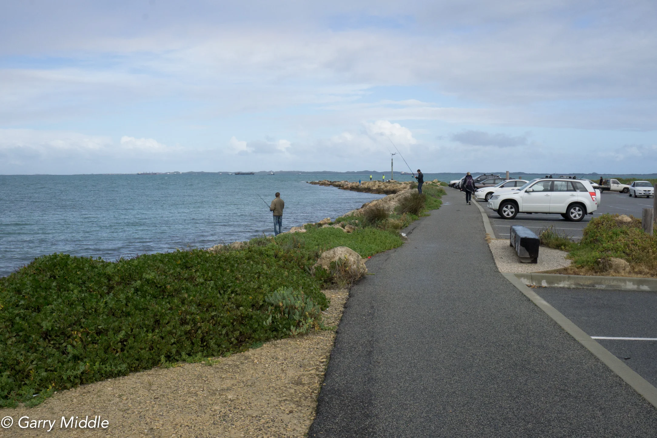 Plate 8: The groyne at the end of the walk path