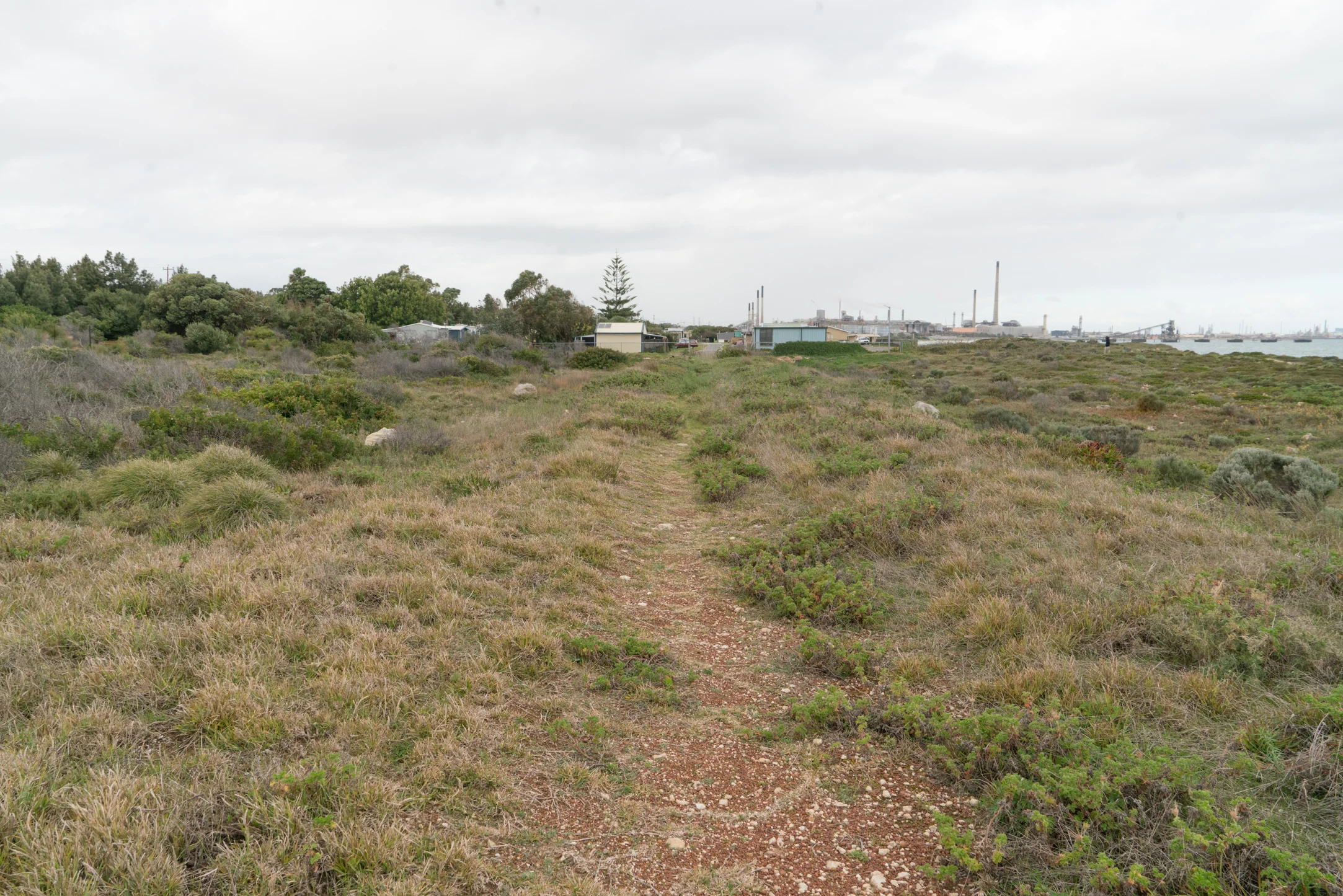 Plate 17: Approaching the shack settlement at Naval Base