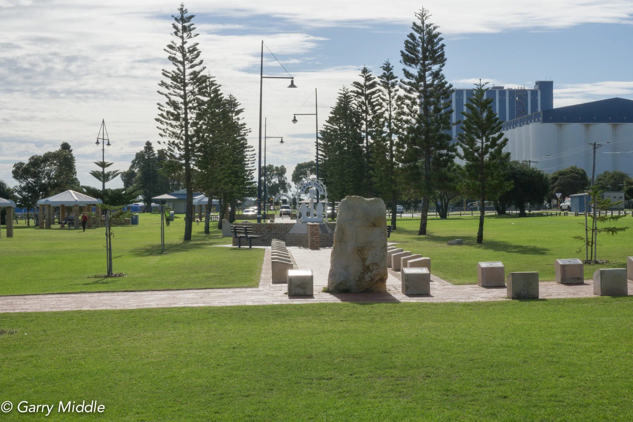 Plate 14: Naval Memorial Park in Governor Road reserve
