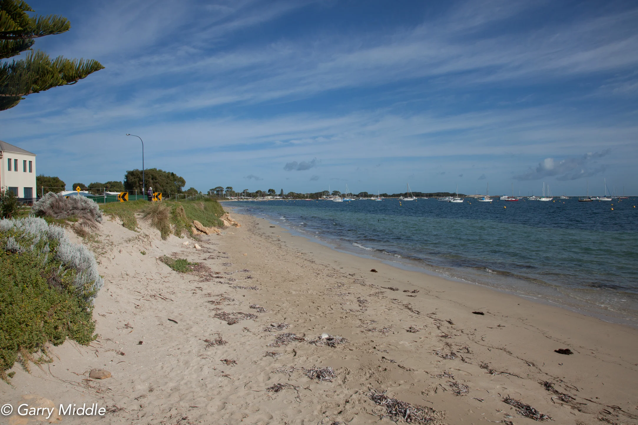 Plate 5: Start of the Beach erosion near the eastern boundary of the Cape Peron Reserve area.