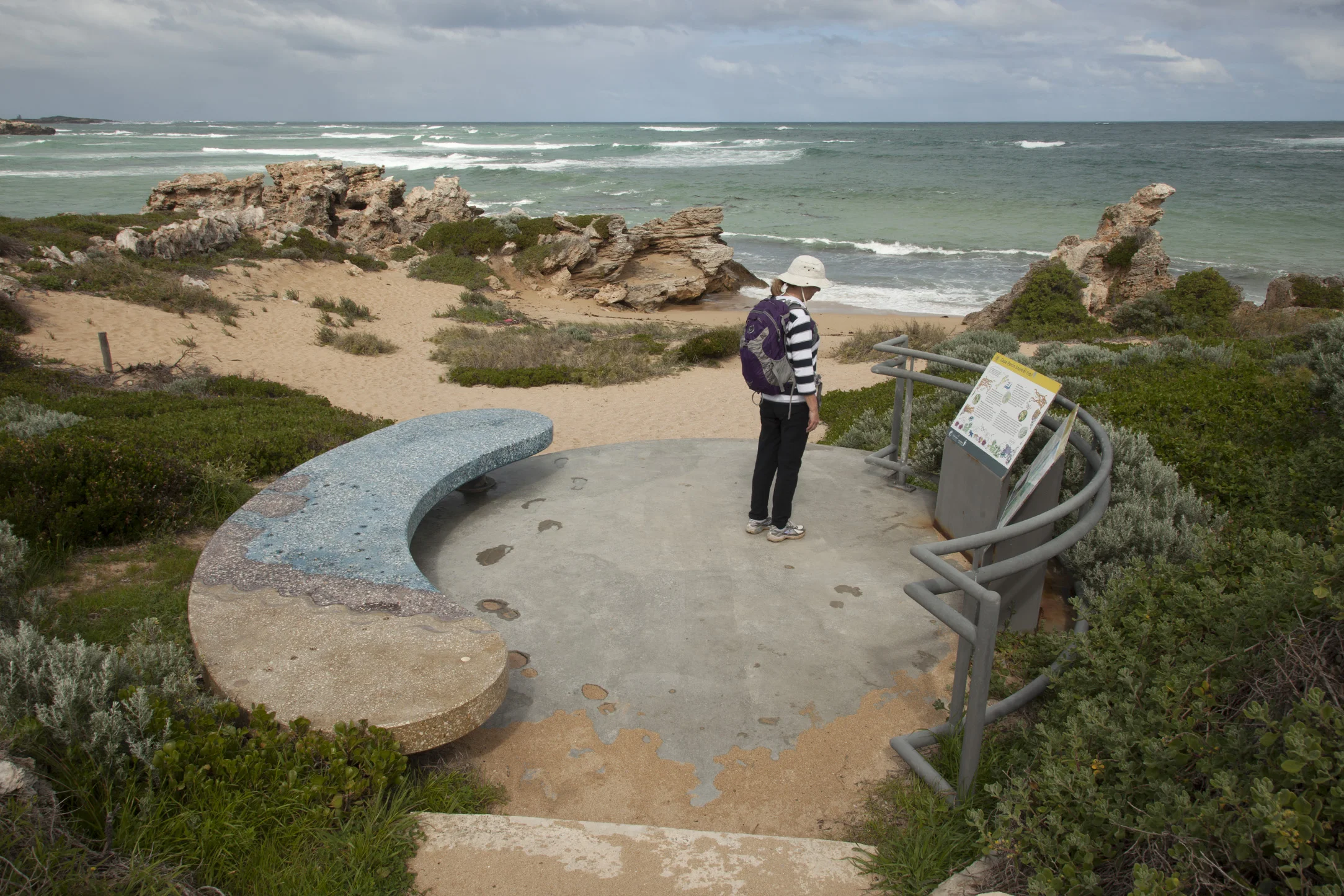 Plate 11: Small viewing platform to the south of the main one