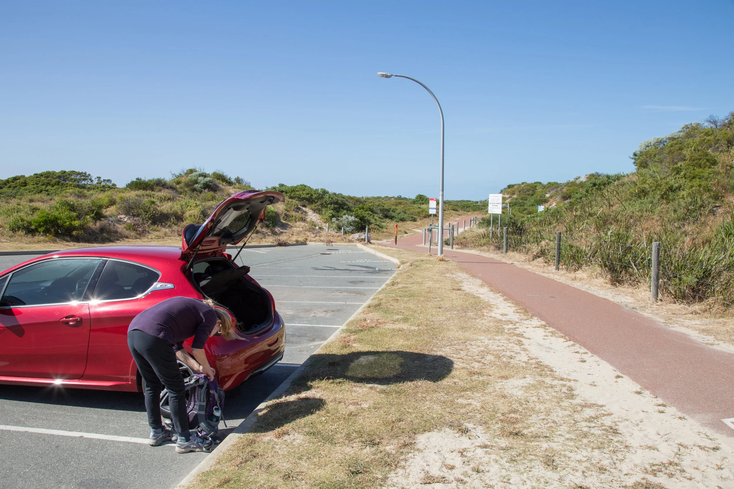 Plate 1: Carpark at the southern end of Bayeux Ave.