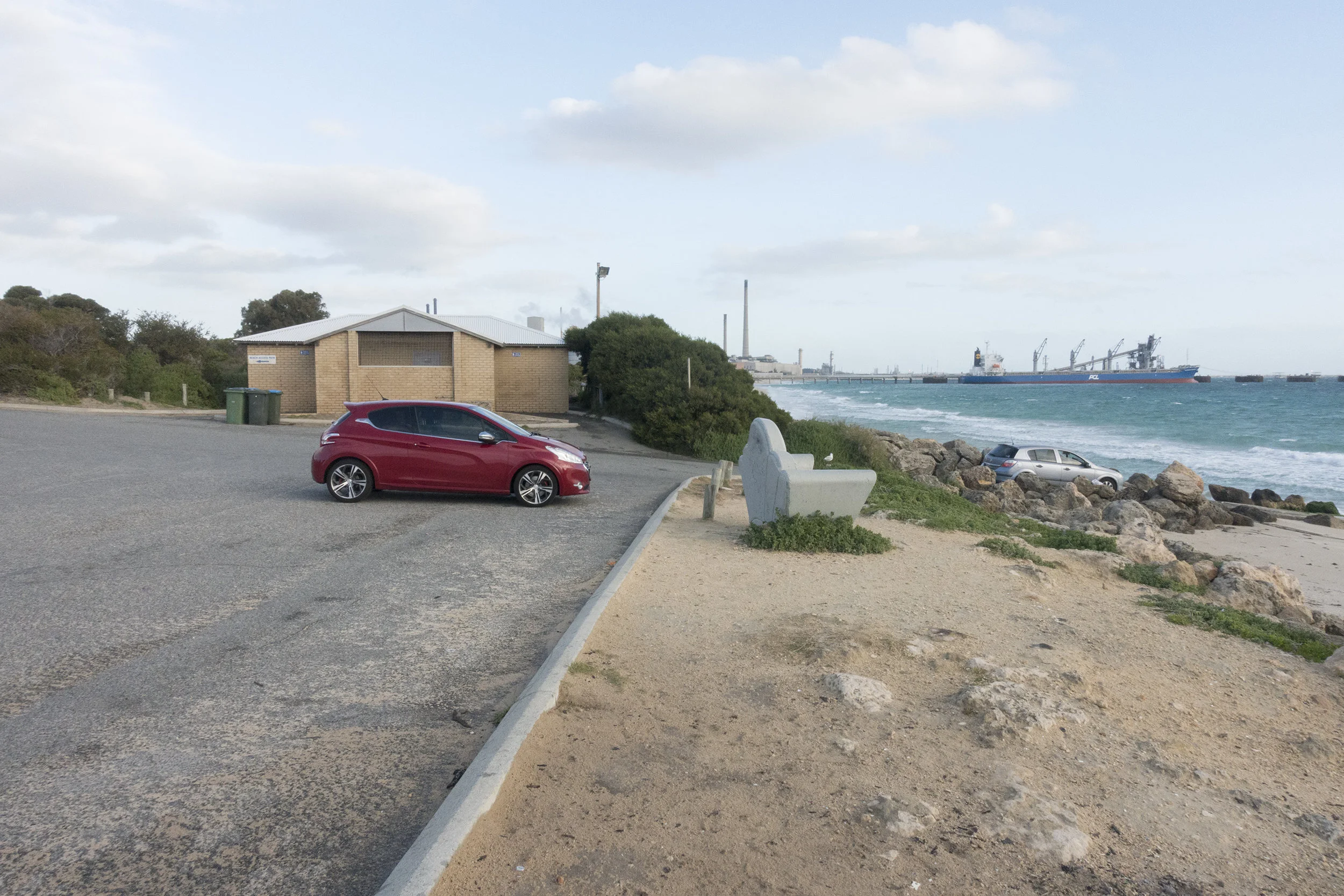 Plate 21: Small carpark and boat launching ramp at Challenger Beach
