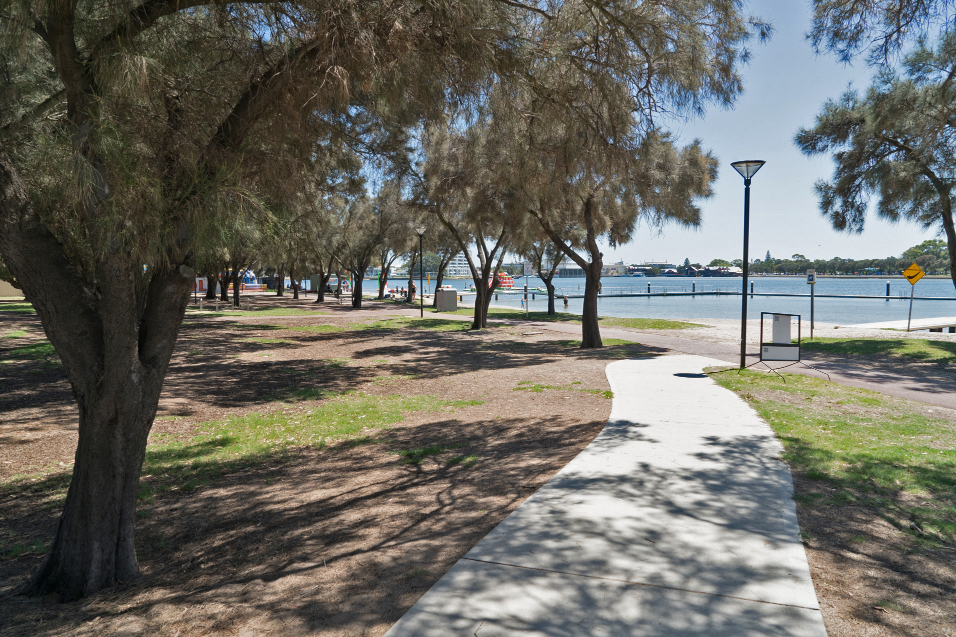 Plate 10: Path on foreshore in Hall Park