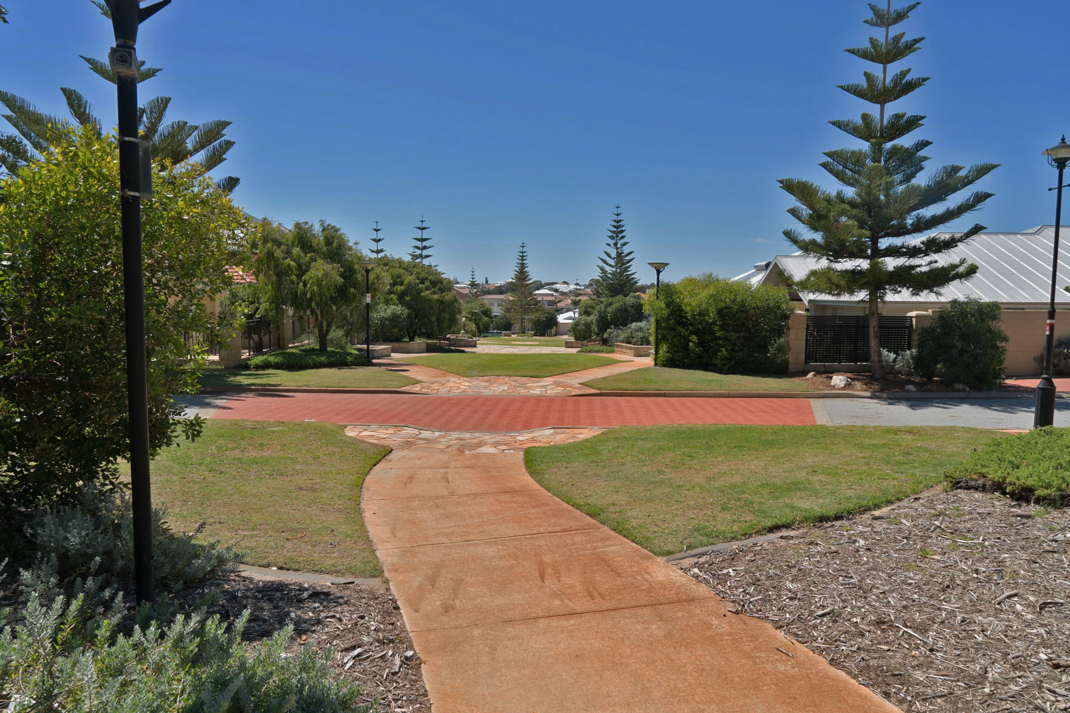 Plate 8: The Linear path through the estate to the canal waterfront