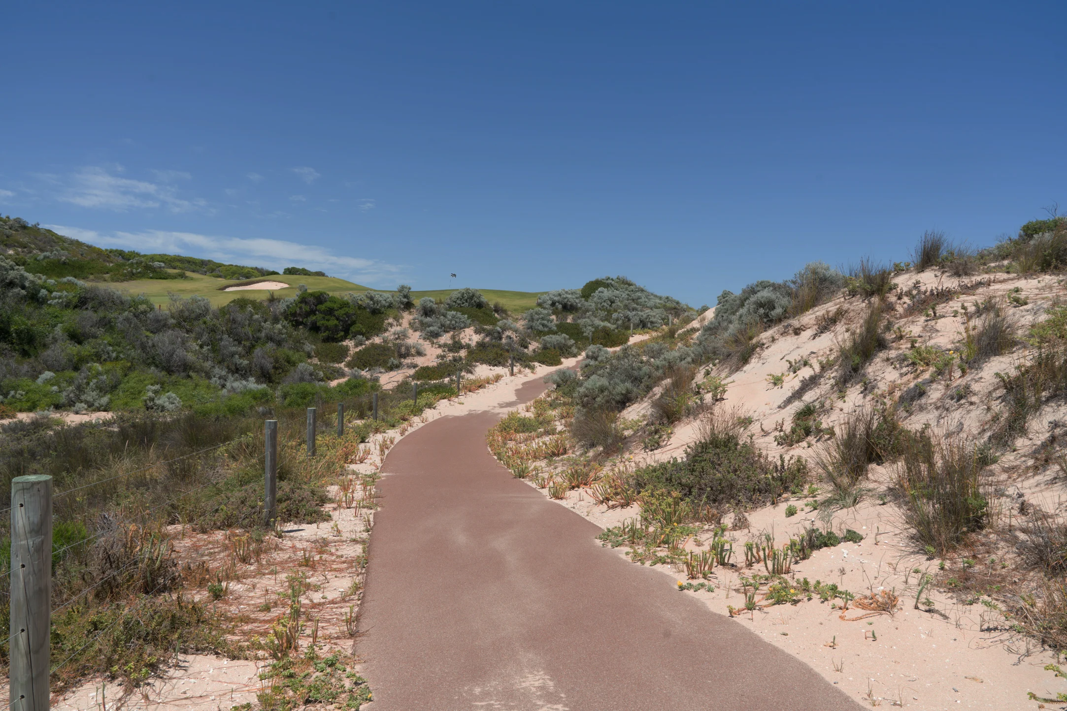 Plate 2: The Cut golf course adjacent to the coastal path