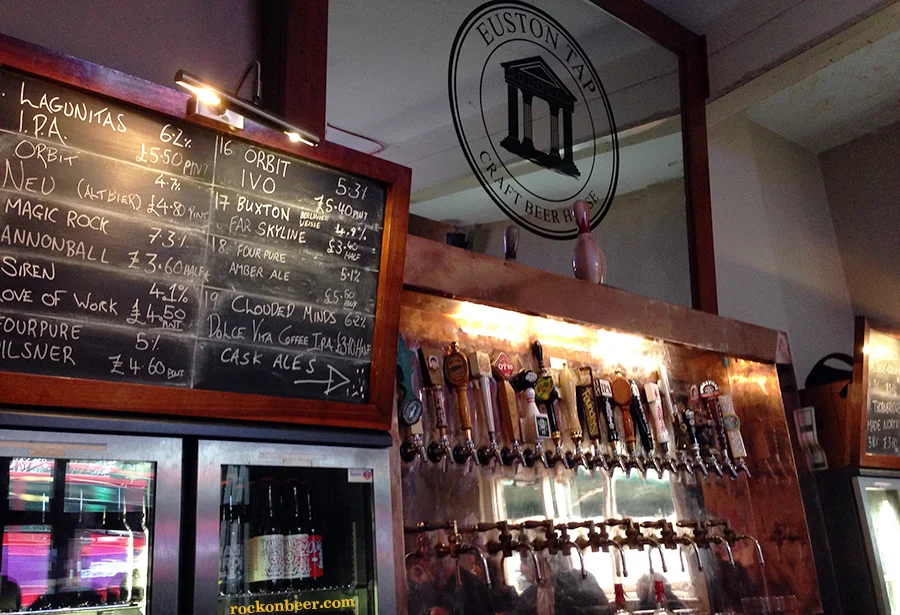Bar Review: Euston Tap London