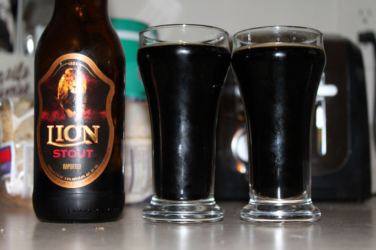 Lion Stout Glass Beer Glass 