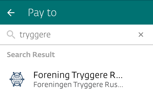 Skriv "tryggere" for å finne oss enkelt.