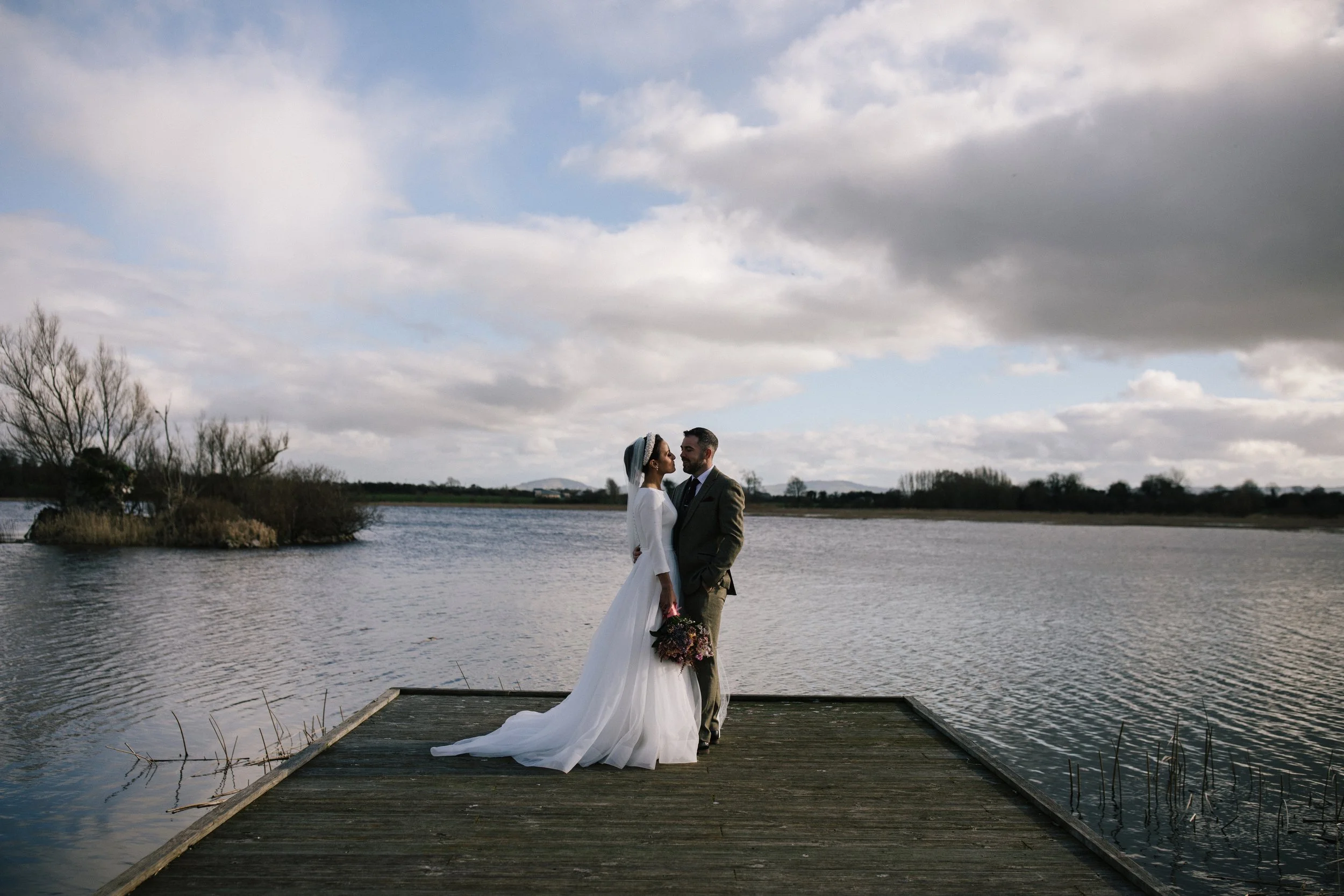 A relaxed wedding at Ashley Park House with Alana and Sean.