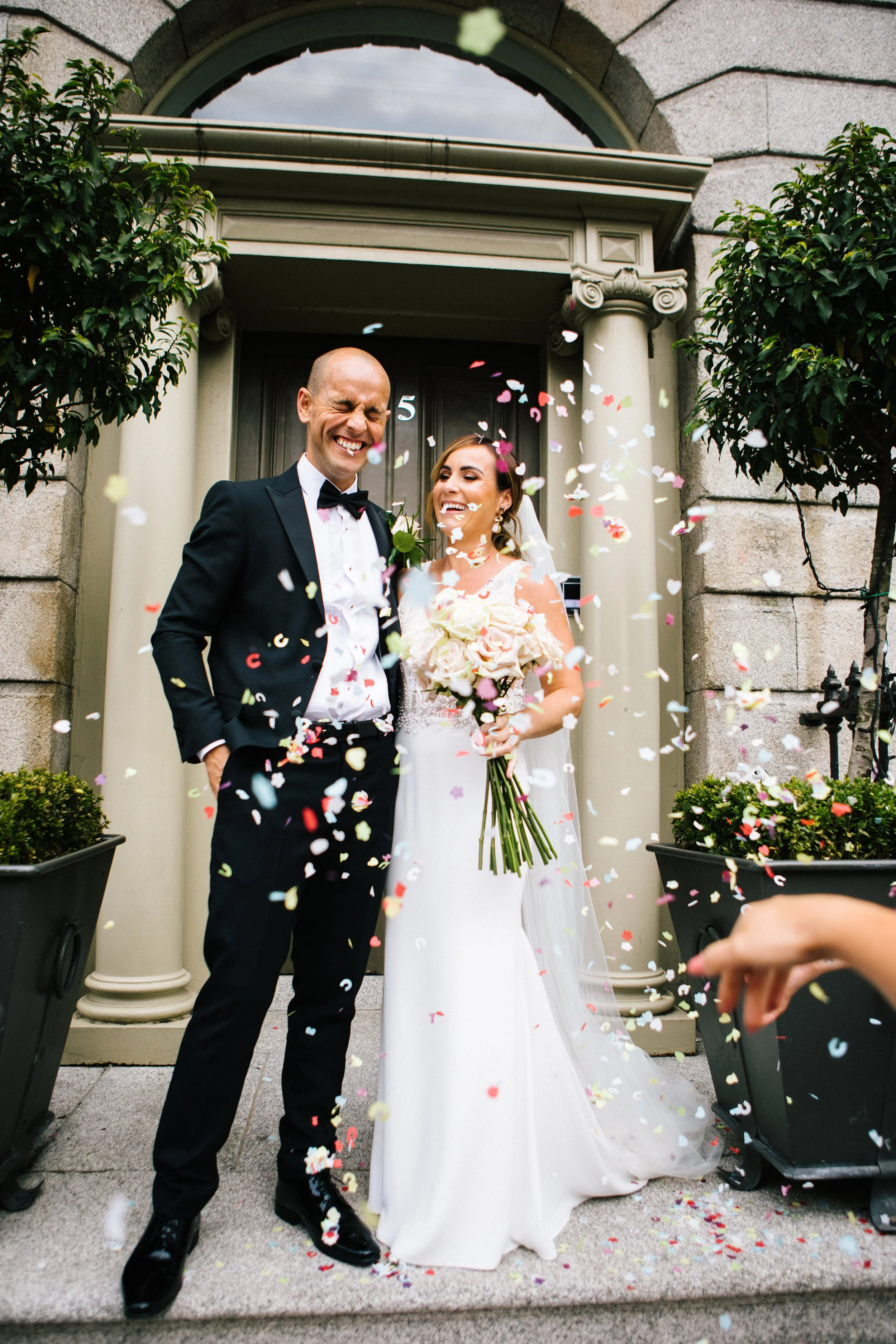 Amy and Dermot - An elegant wedding at 25 Fitzwilliam Place