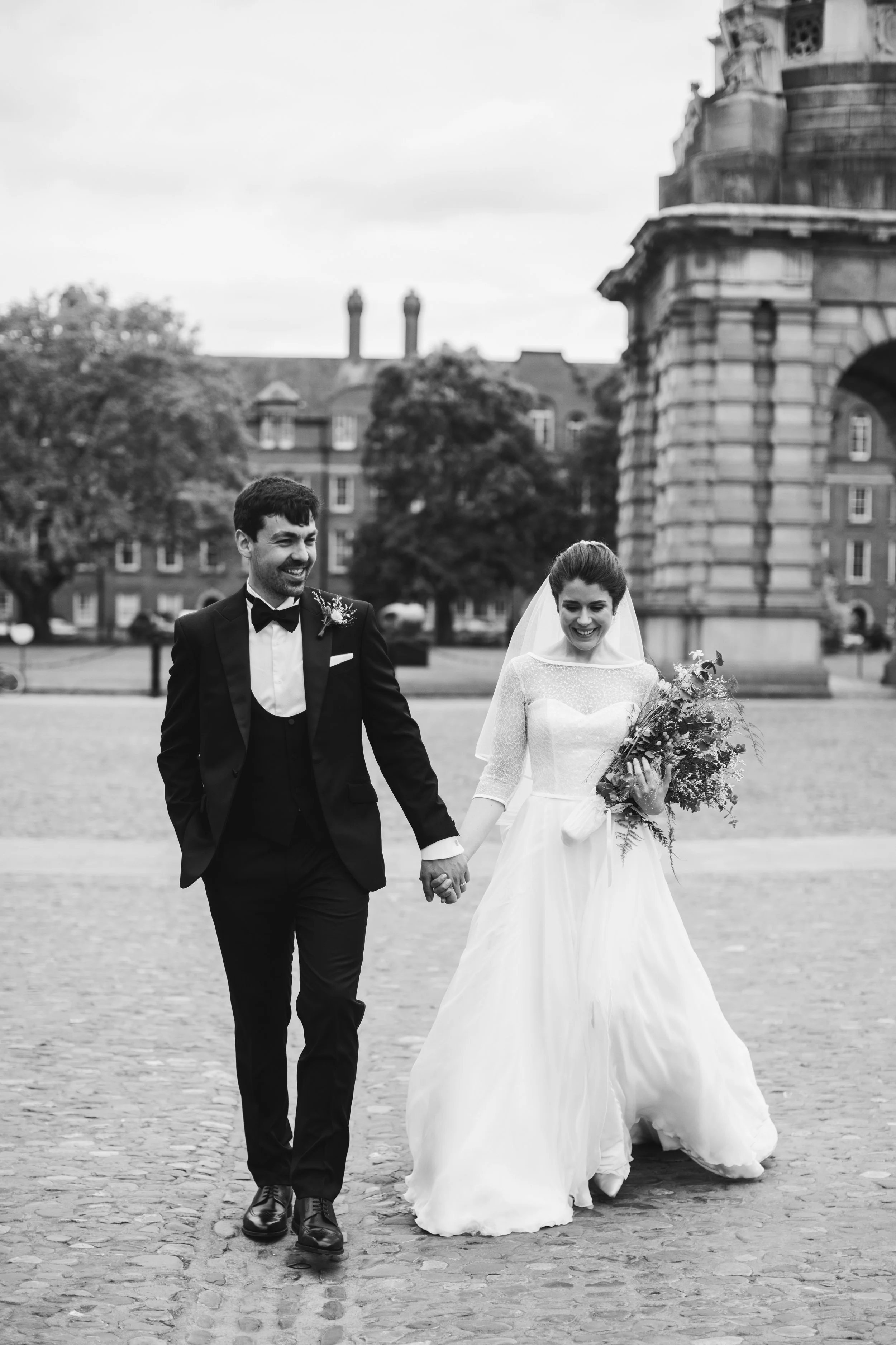 Colm and Ines - A classic Dublin wedding at Trinity college and The Shelbourne Hotel. 