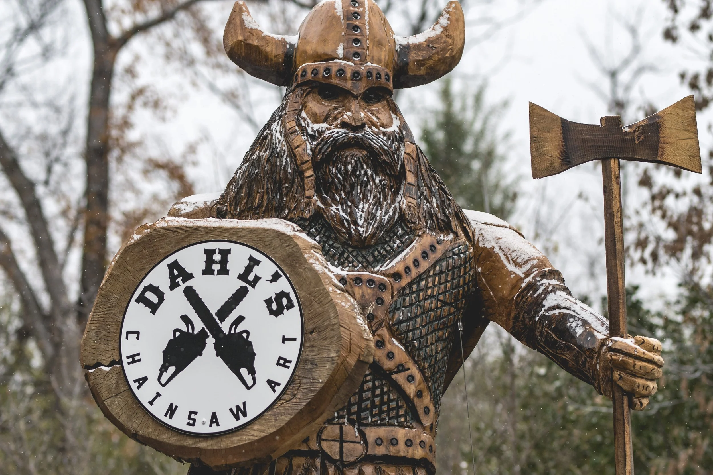 snow piled up on the Viking.JPG