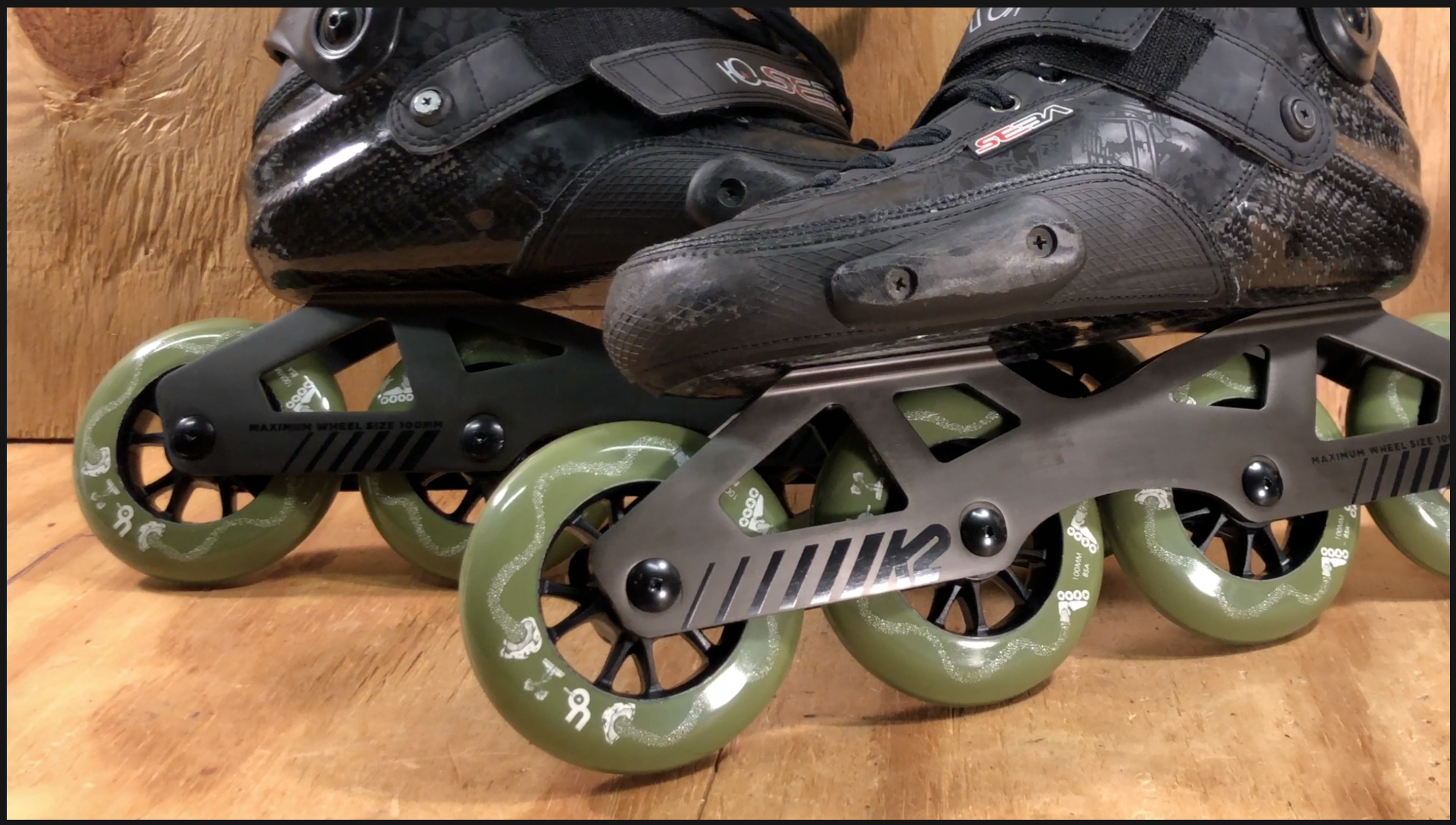 K2 r100 UFS 100mm Inline Skate Frame - REVIEW