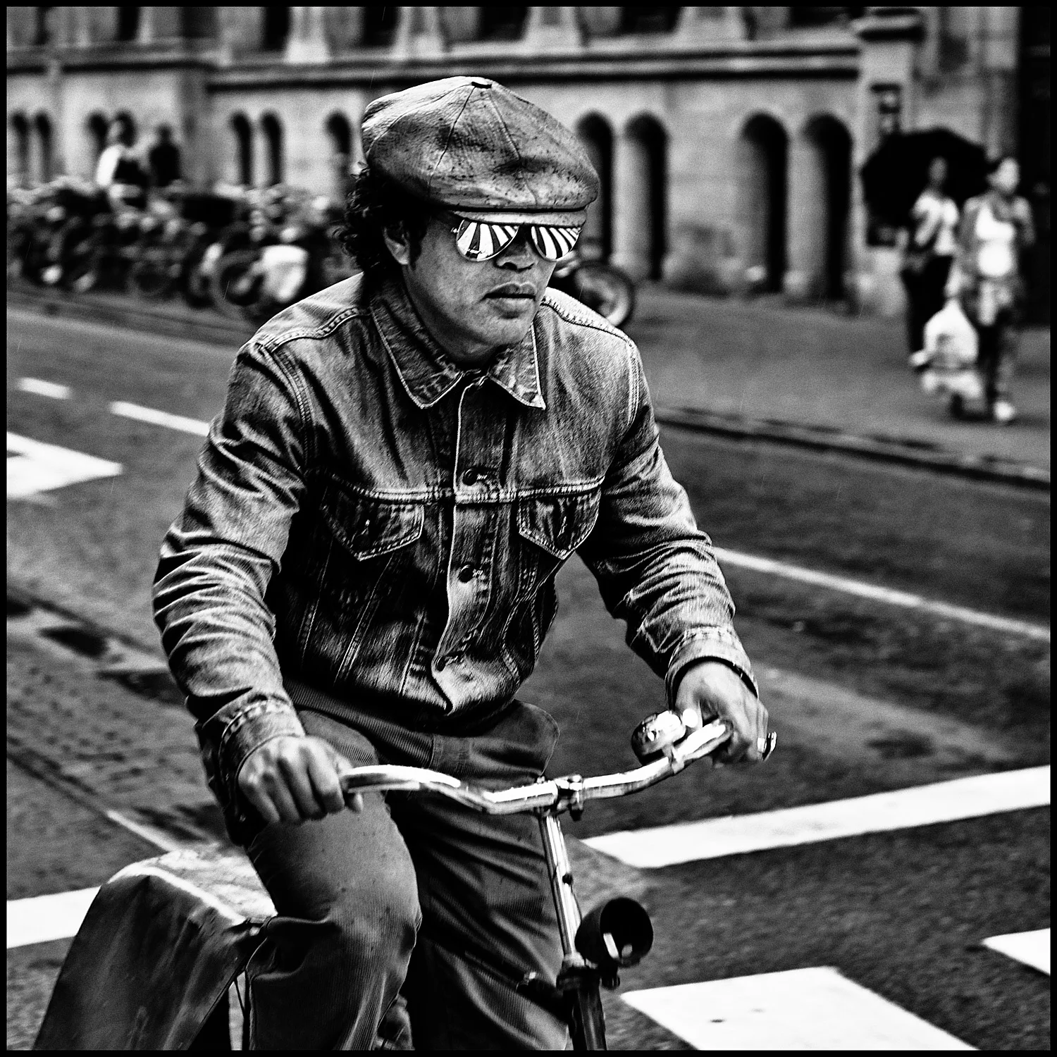 Crossing the zebra crossing...