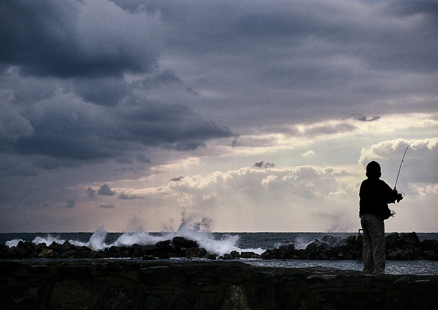 Little fisherman...