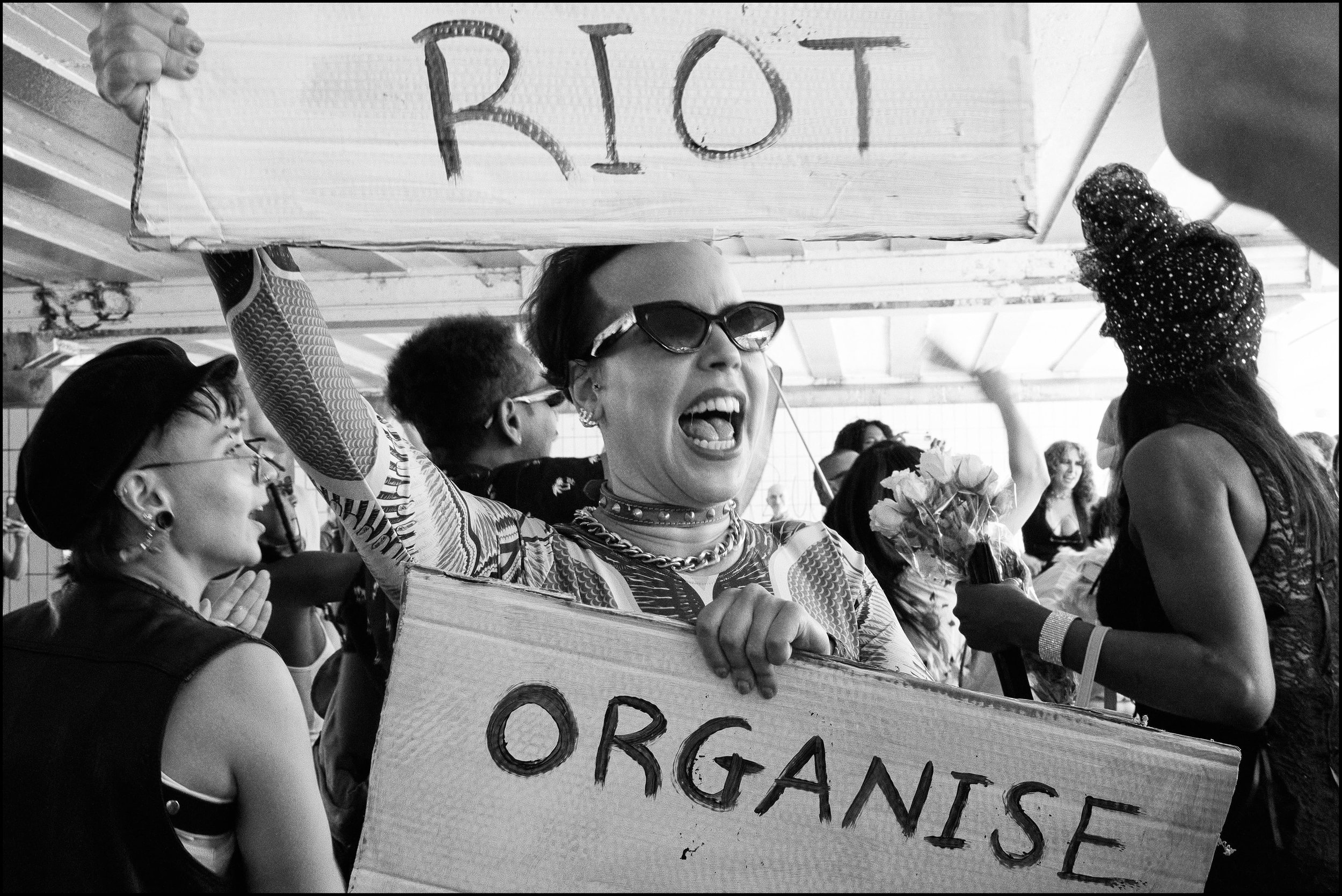 Riot, organize...