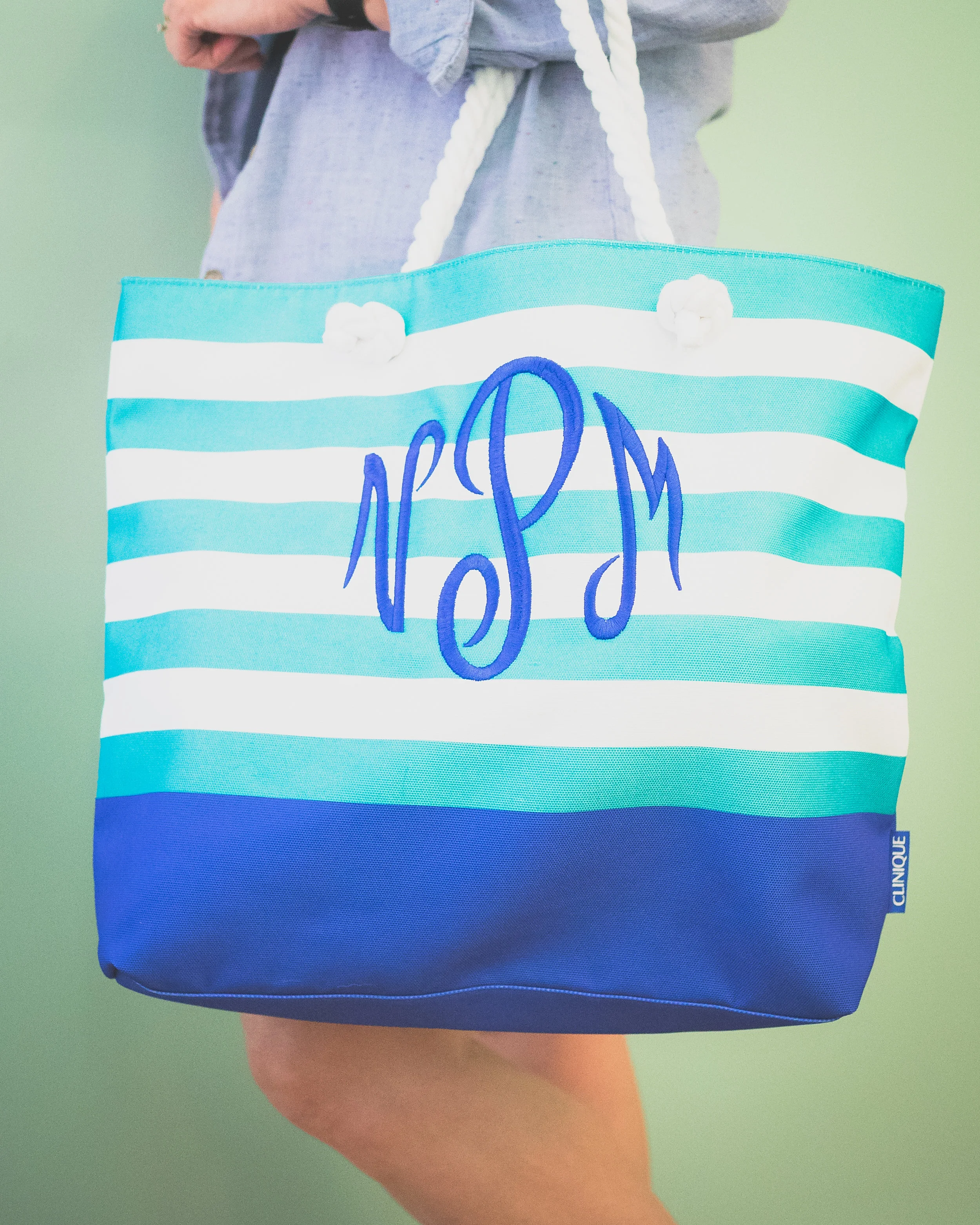 Monogrammed Beach Bags