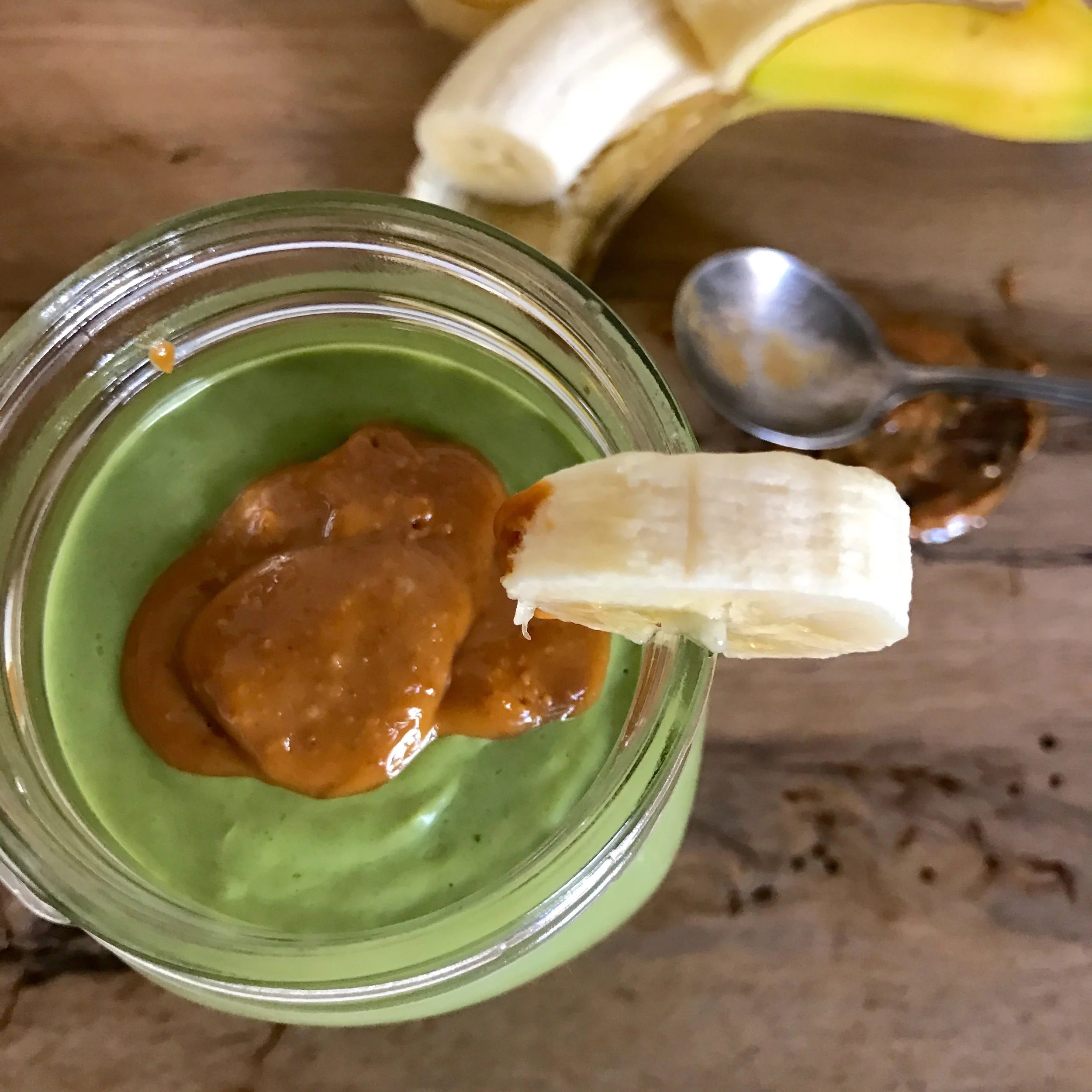 PB & G - Peanut Butter and Greens Smoothie