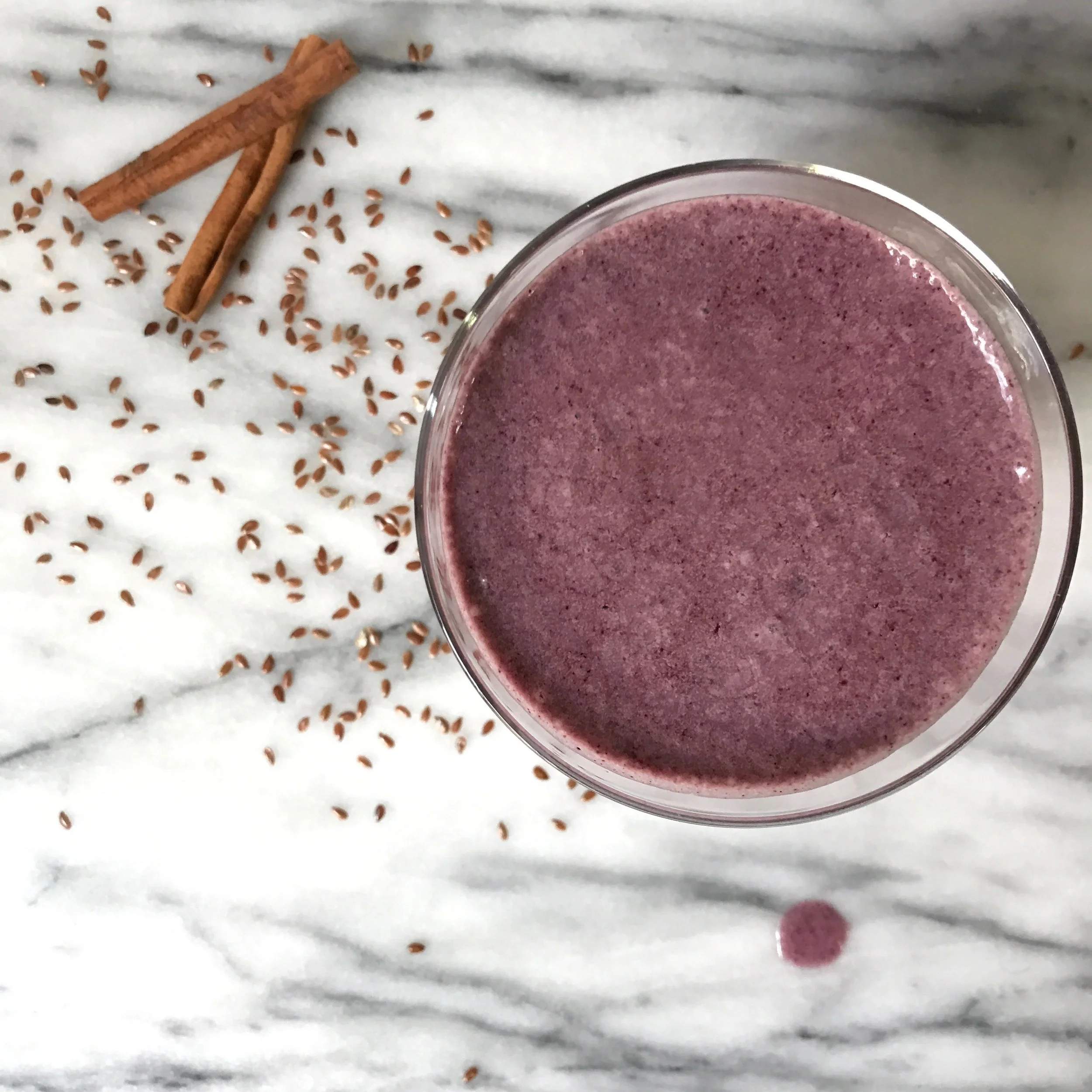 Spiced Wild Blueberry Smoothie