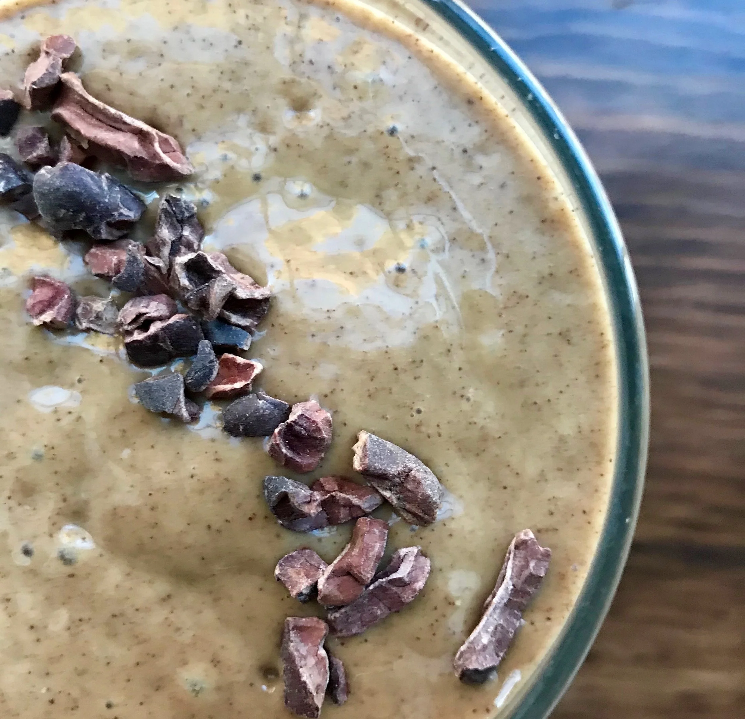 Gingerbread In A Glass - A Dessert Smoothie