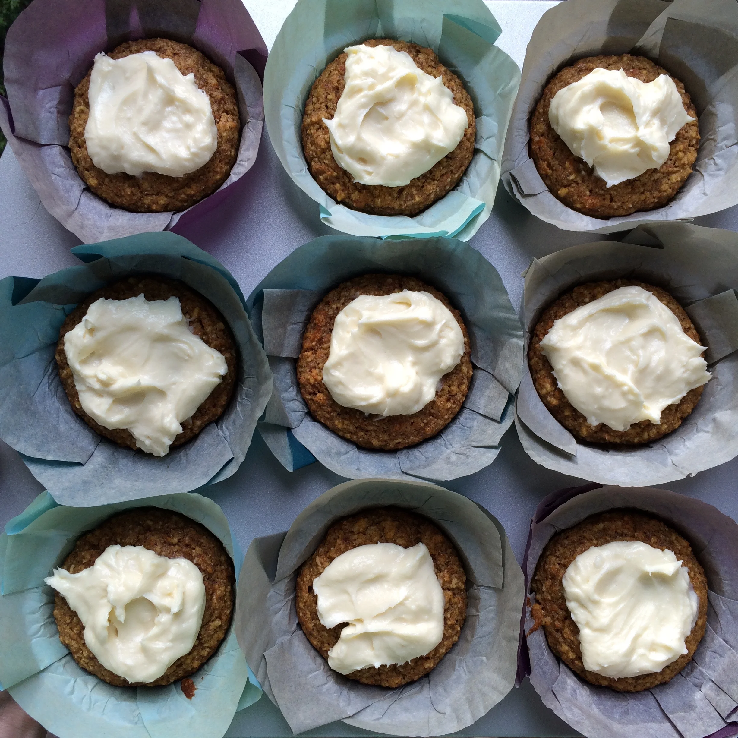 Carrot Apple Cupcakes