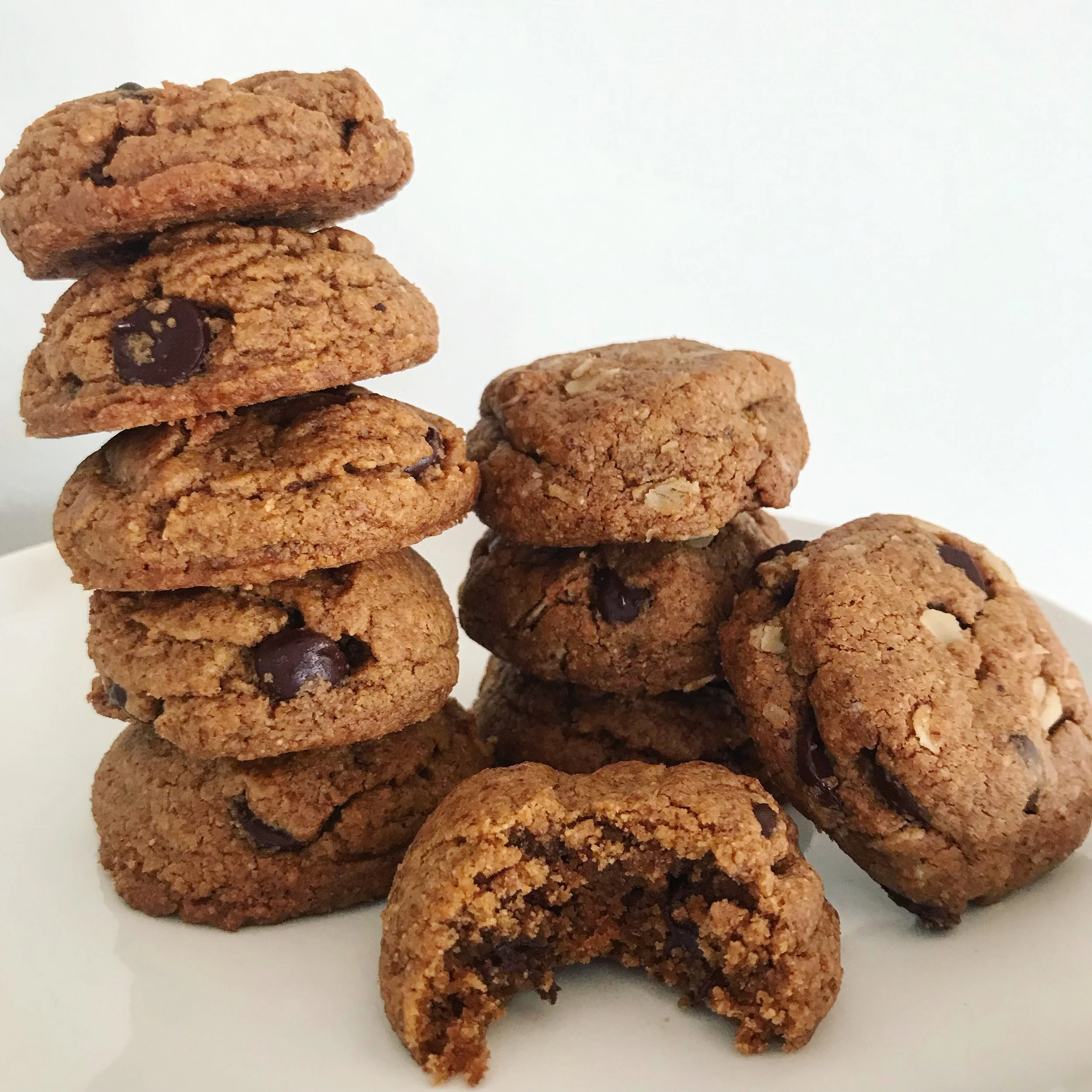 Almond Butter Chocolate Chip Cookies