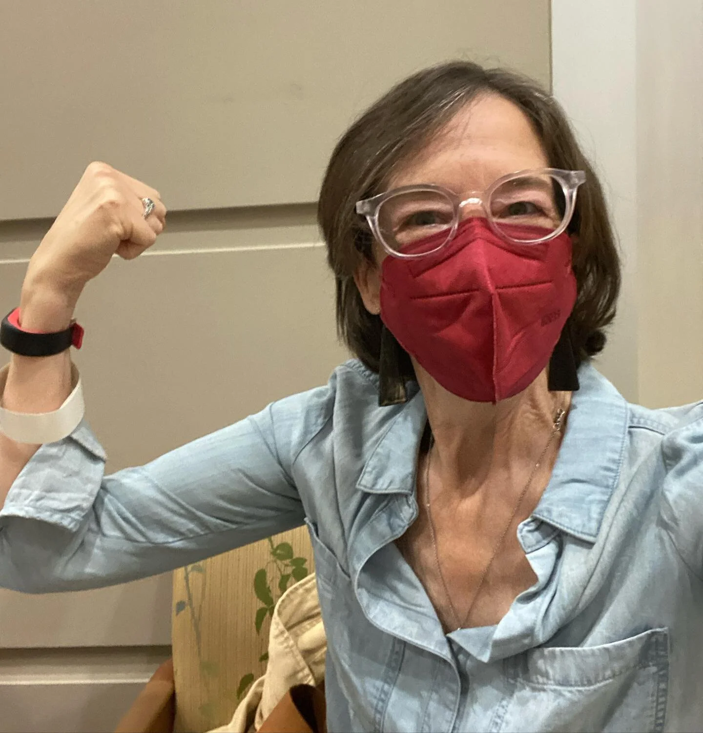 Feeling strong. 

I just took 7 💉💉 to the arms and I&rsquo;m ready for these childhood immuniz*tions to be done. 

Post stem cell transplant, you regrow your immune system from ground zero. 

Building immune memory and strength is a long, slow proc