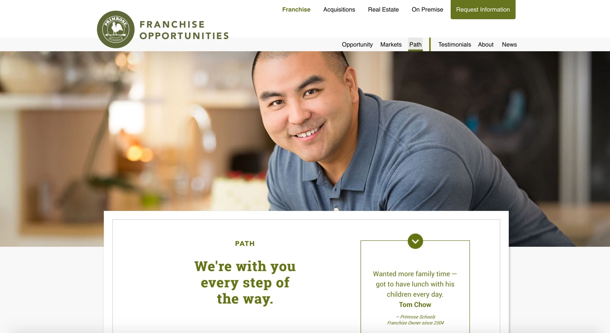 Website Launch: Primrose Franchise Investments
