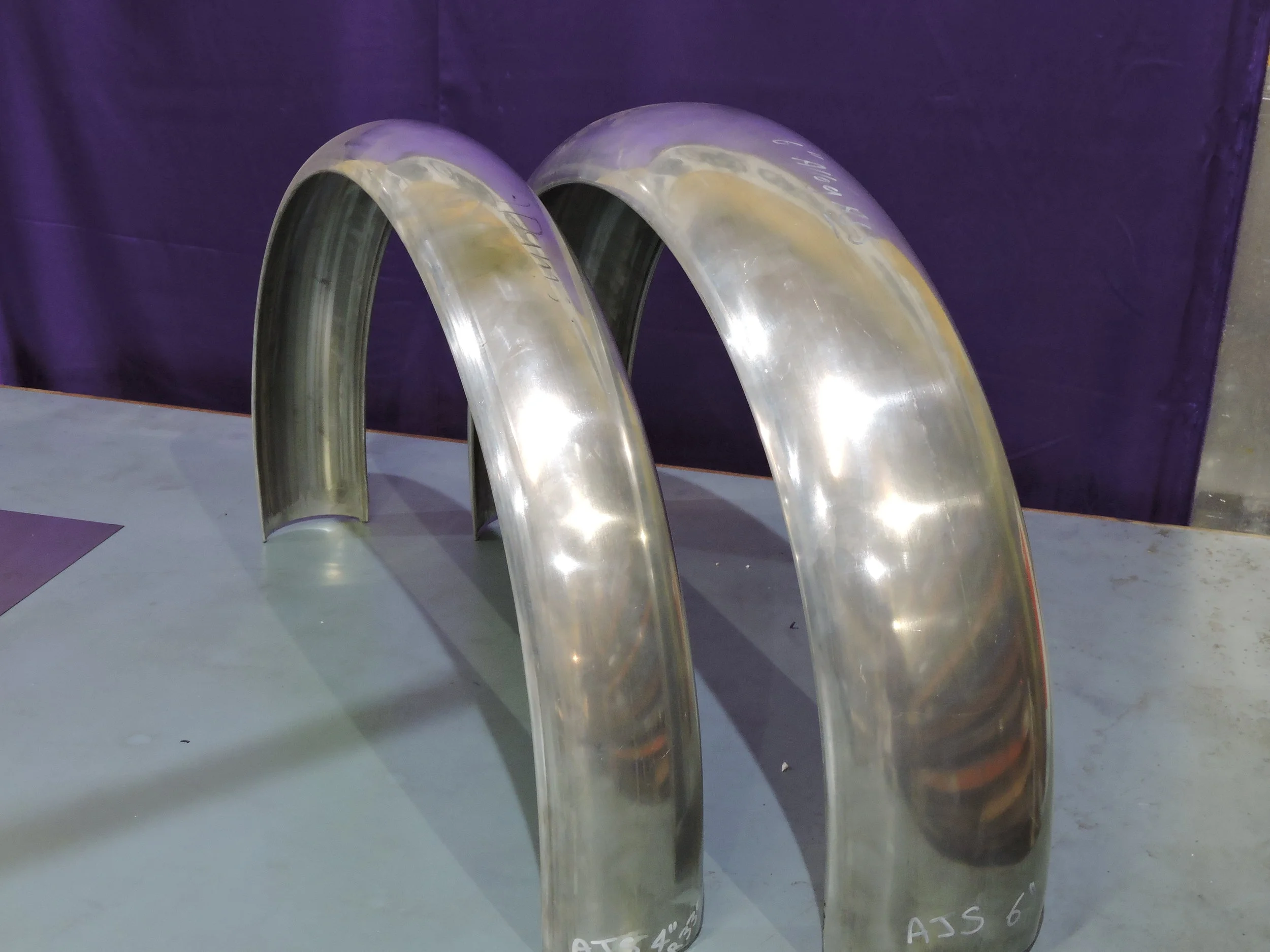 Vintage Steel — Alloy Guards - Custom, Competition, Cafe Racer