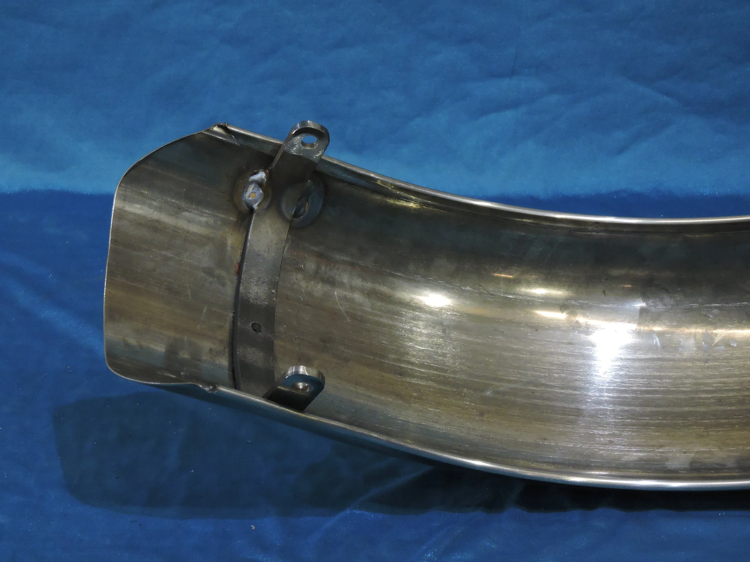 Vintage Steel — Indian Vintage Motorcycle Fender Military 741 Front
