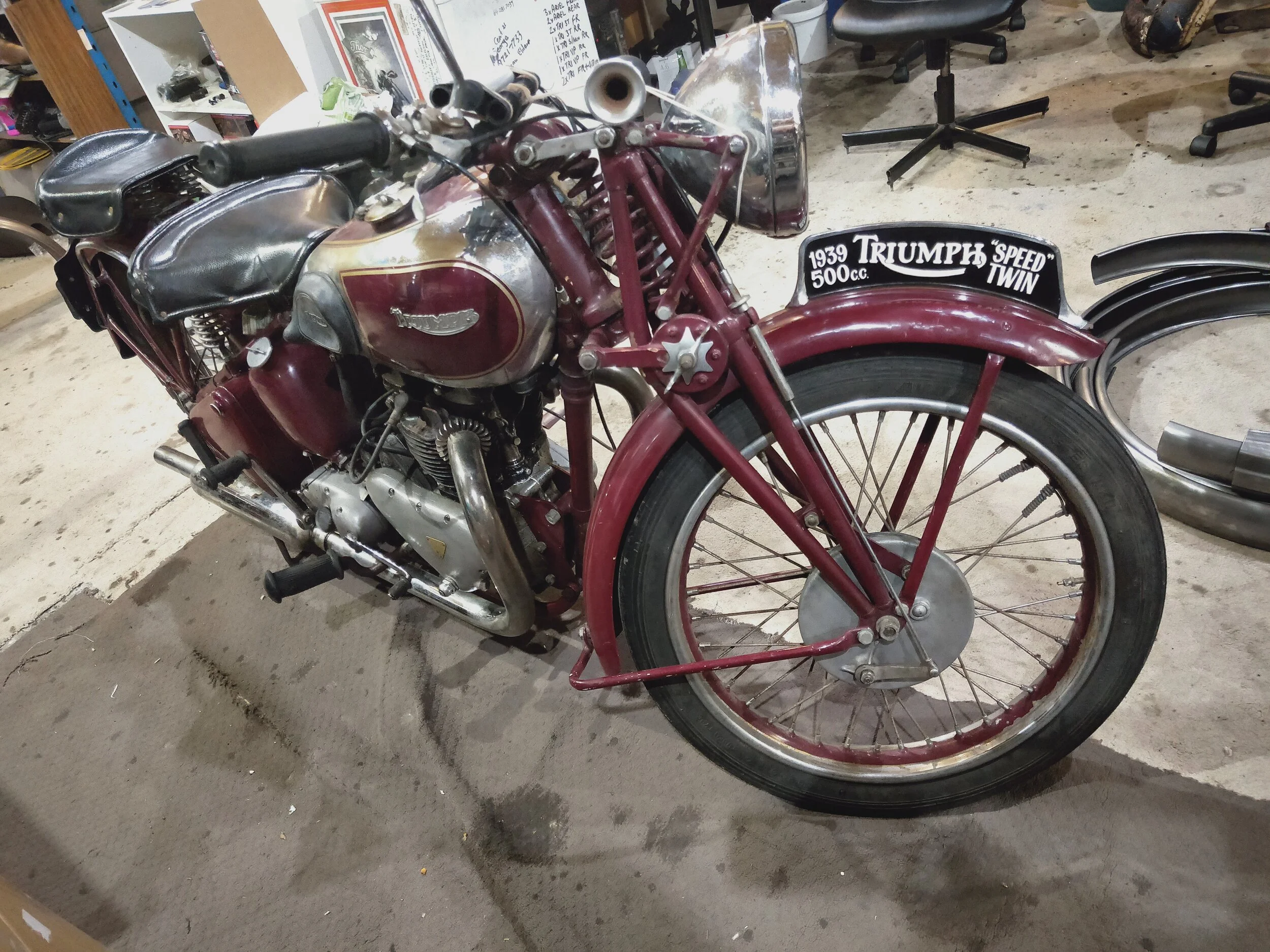 Triumph 1937/38  5" Front #25a-2