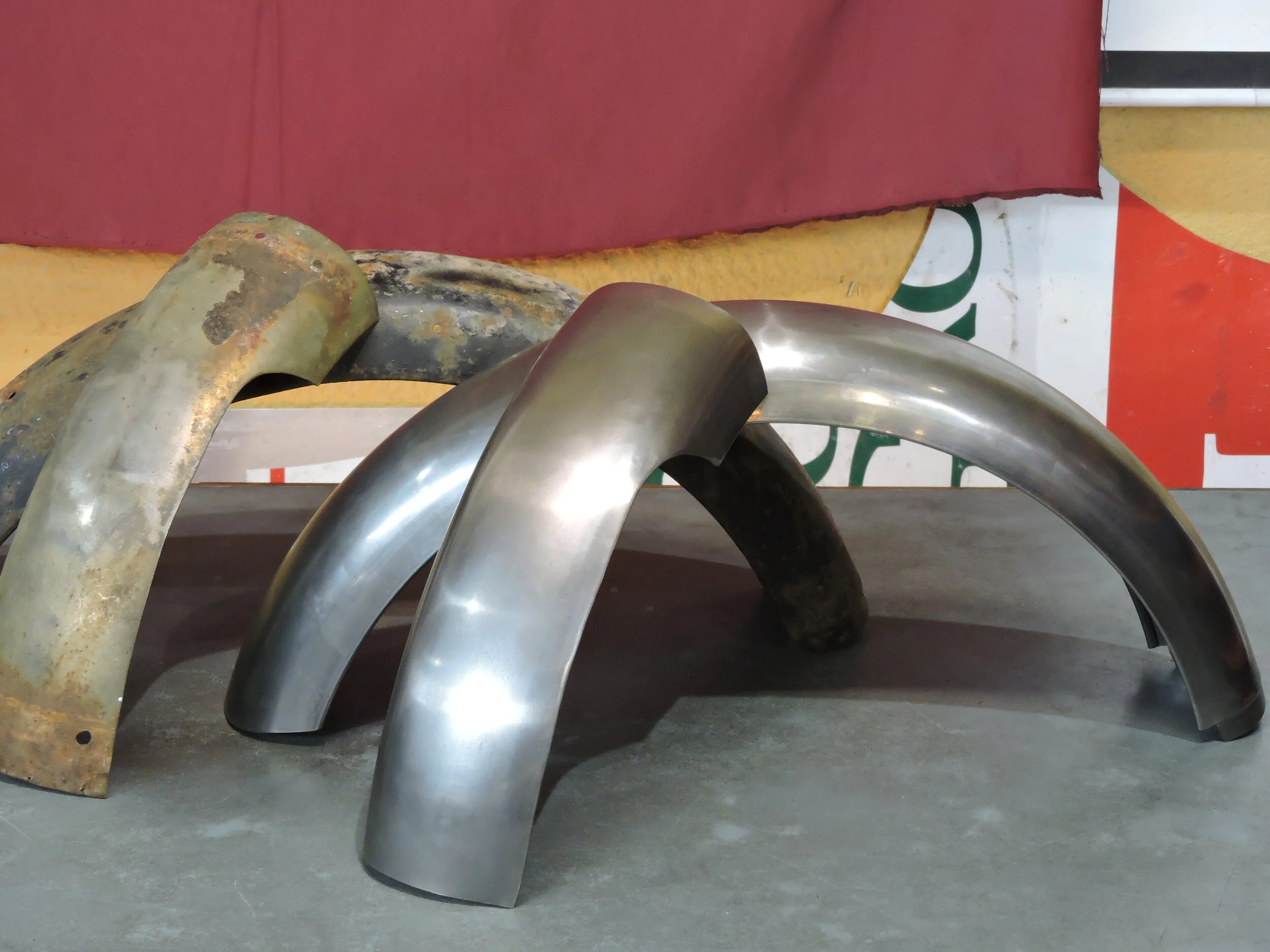 Vintage Steel — Royal Enfield 1930 Rear #42B