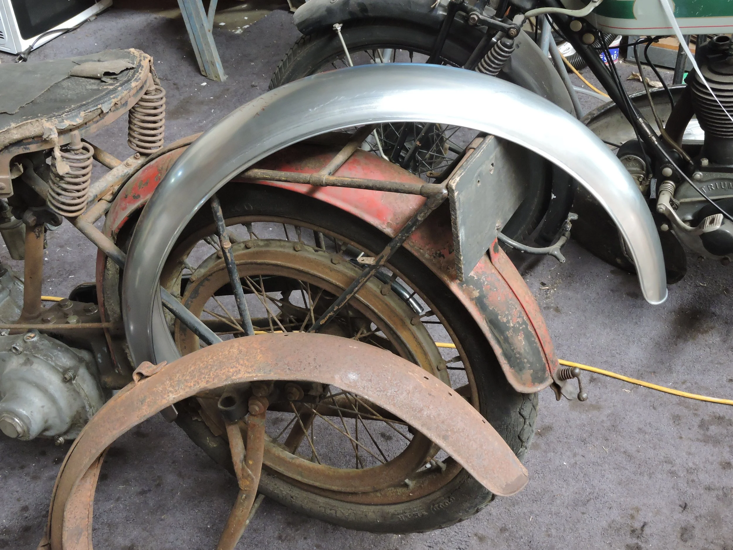 Triumph 1923 TT Rear #35-3N