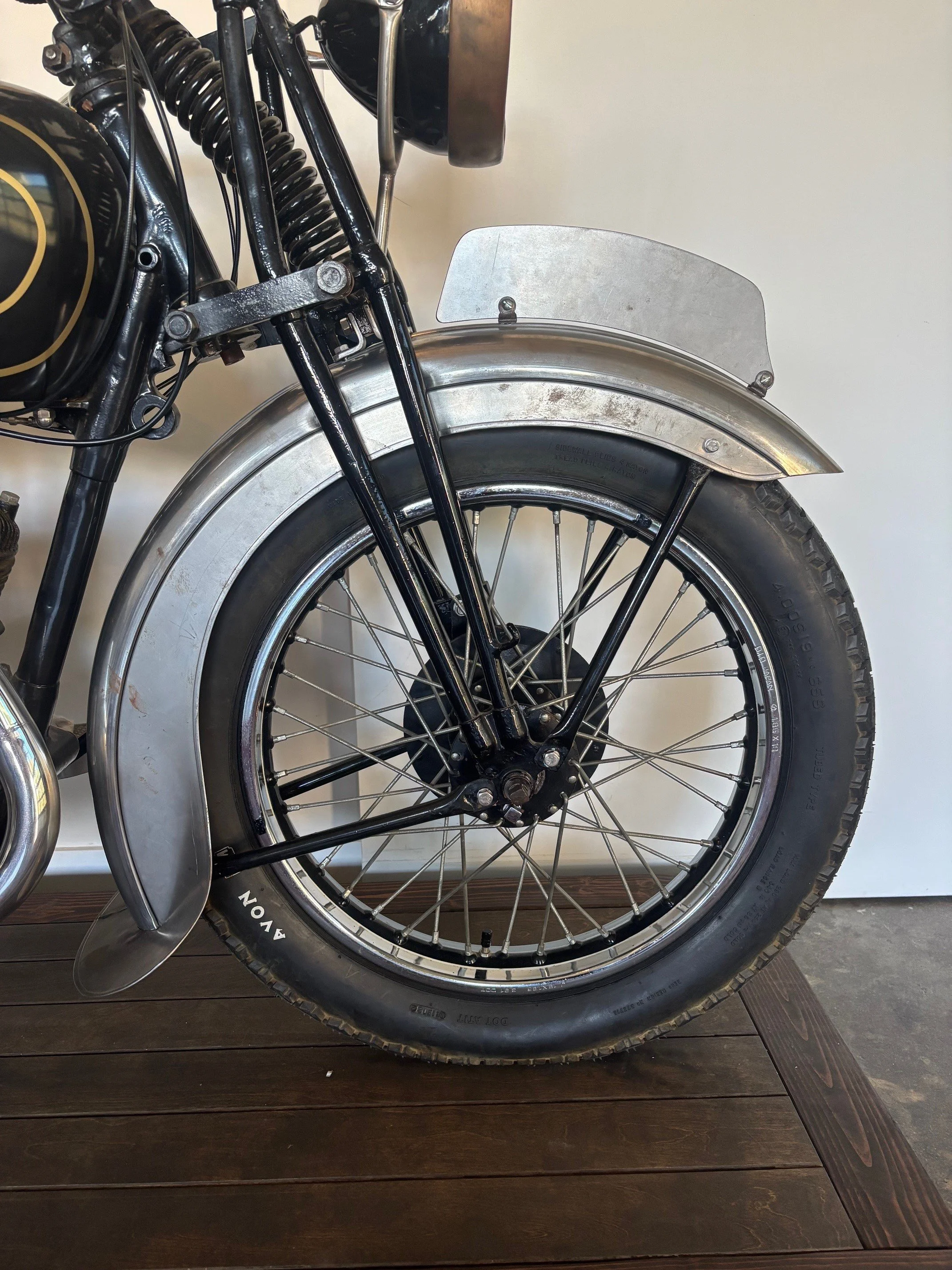 AJS 1936-on V-Twin Front #47-1