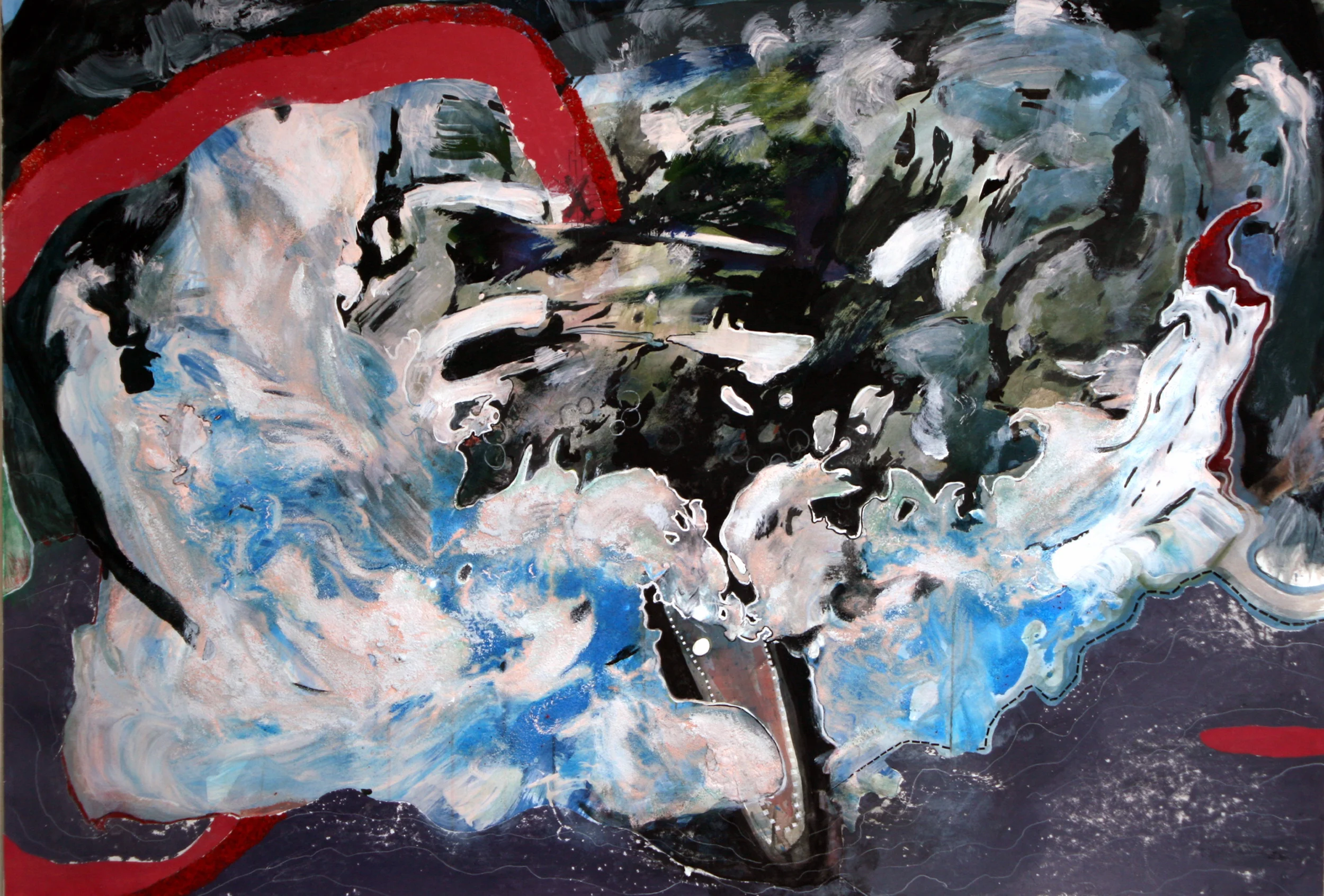 The Ramming of the Whale Ship Essex