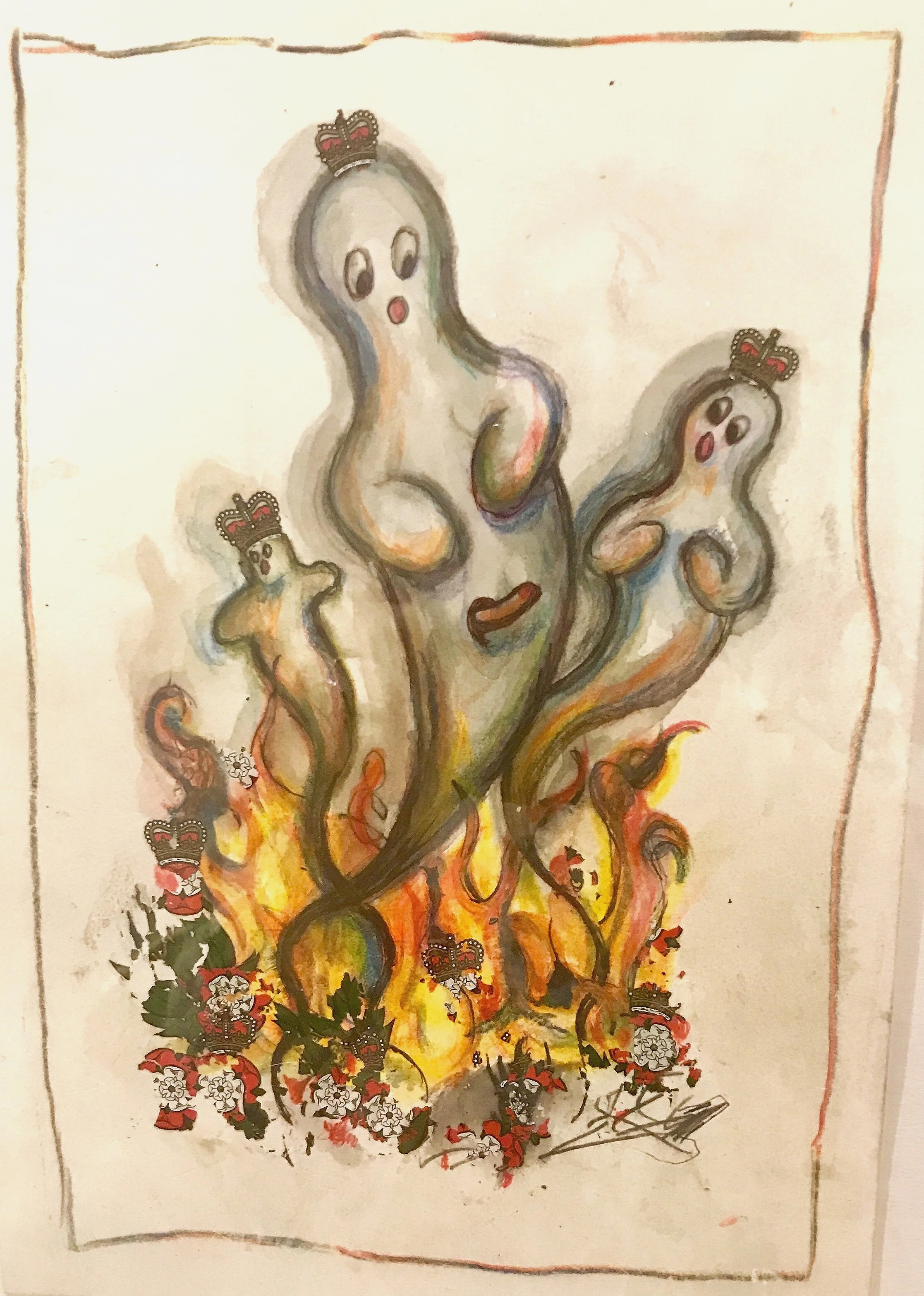 "Oh No," said the Girl Ghosts