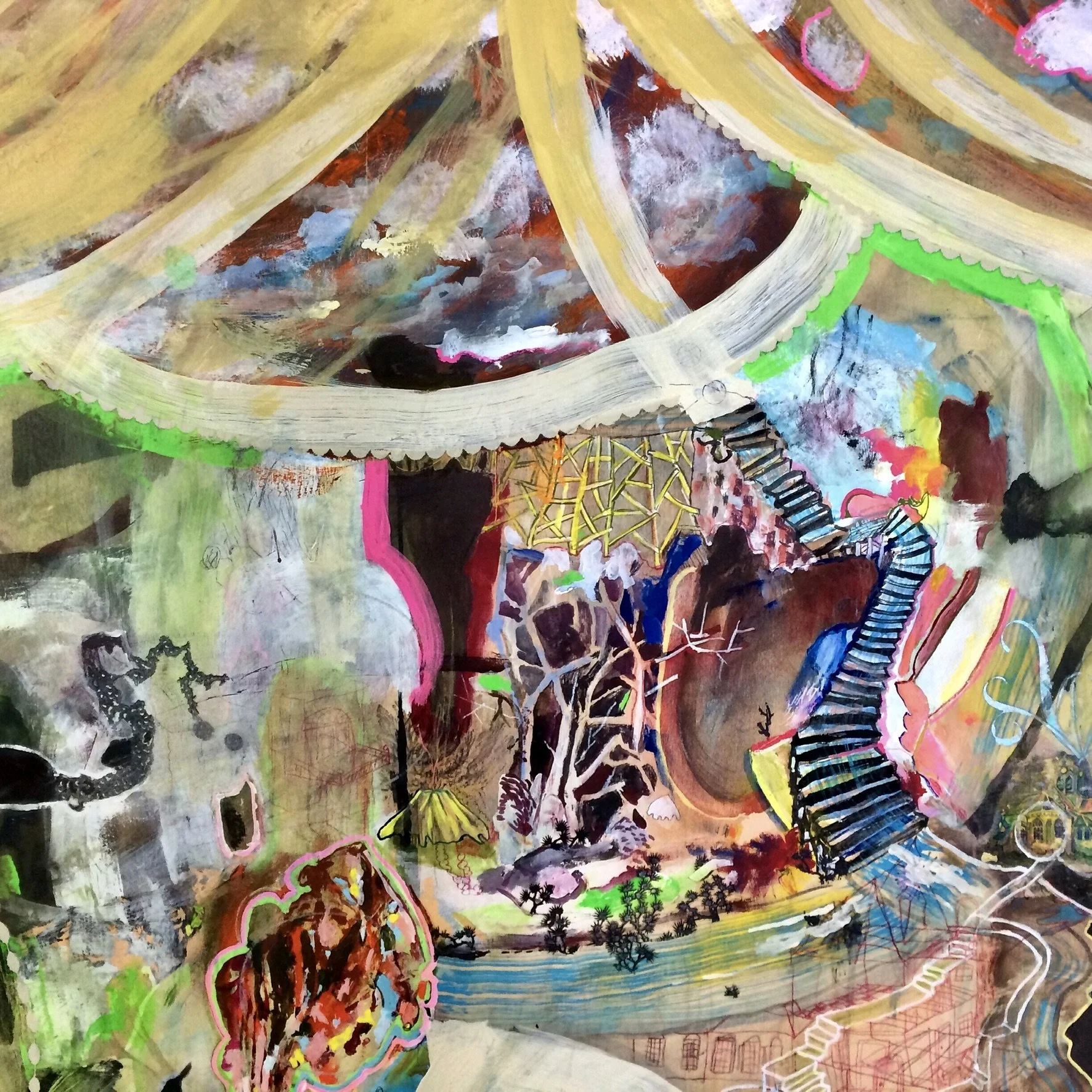 Van Gogh is Holding Us Up -DETAIL