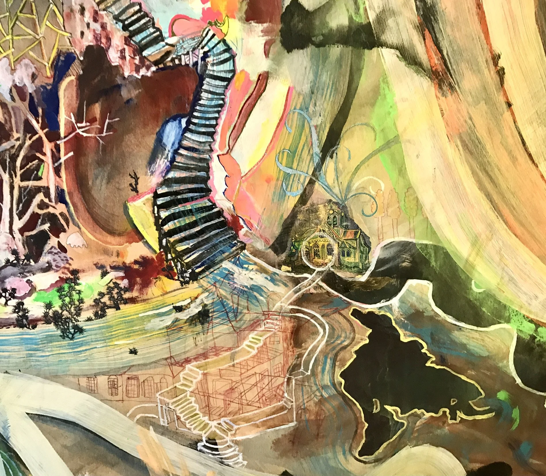 VanGogh is Holding Us Up -DETAIL