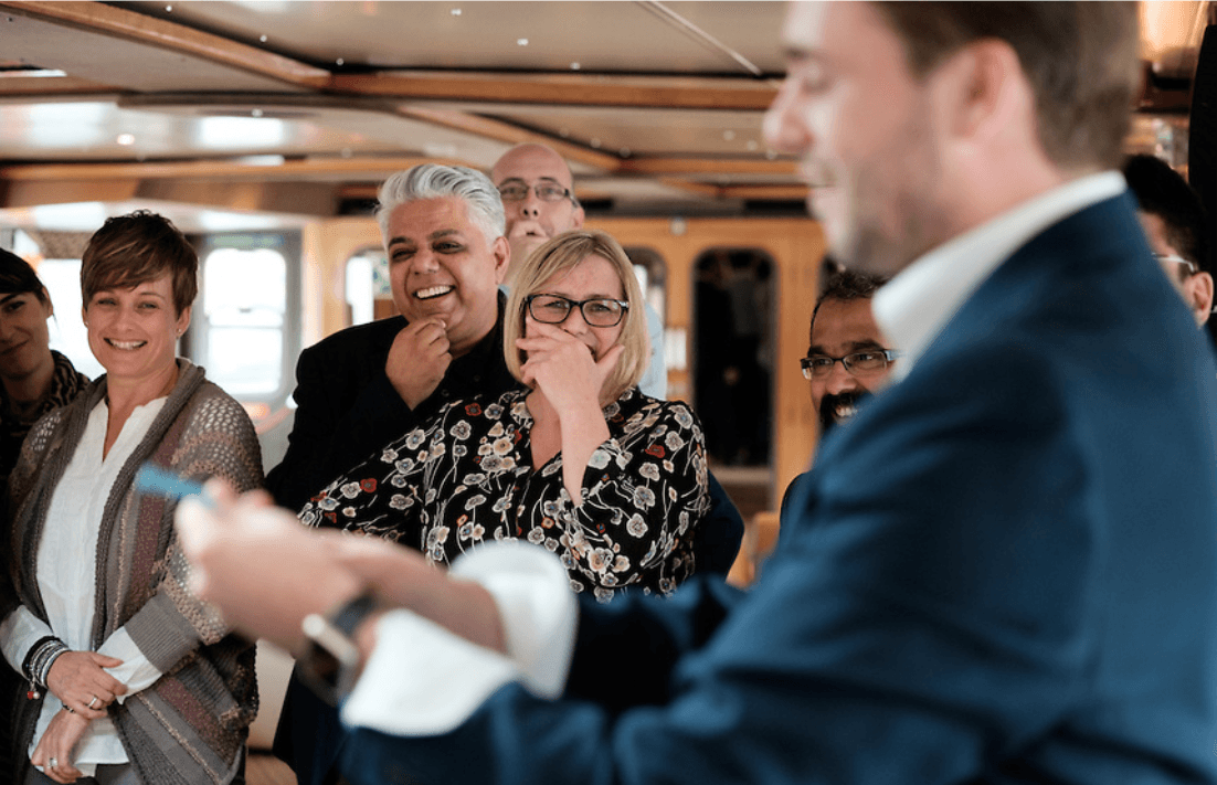 The ideal WOW-factor for any party is an interactive comedy magic show.
