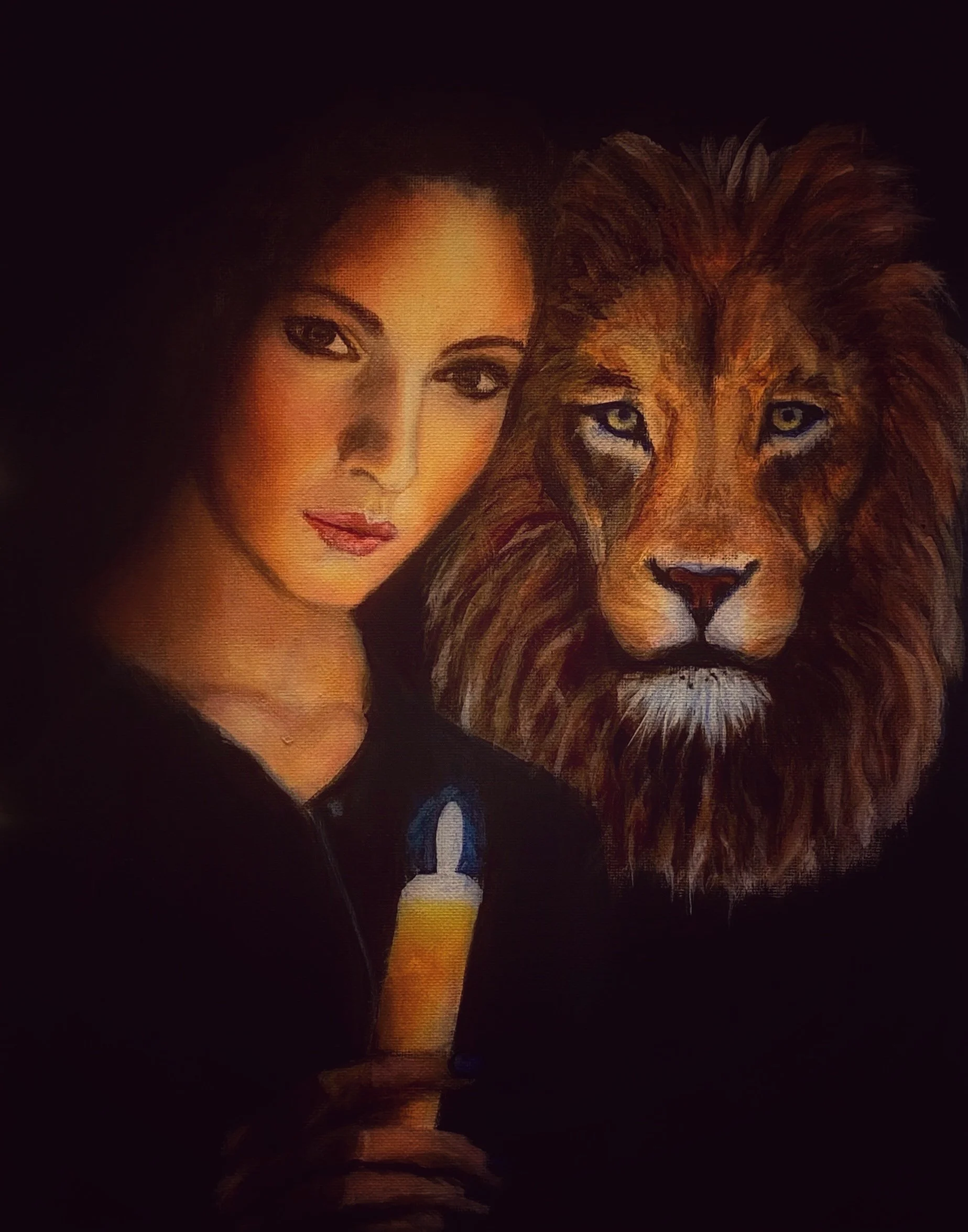 When the darkness flows be like the candle that glows.